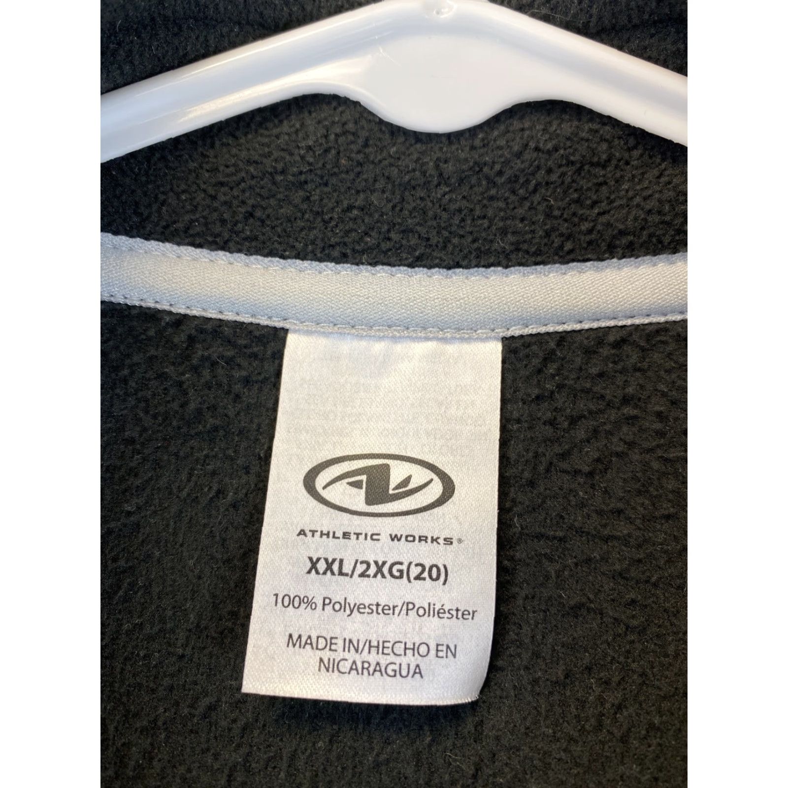 Athletic Works Athletic Works Zip Sweatshirt Women Comfort Blend Pockets Black XXL Full Zip Pullover Sweatshirt / 65-17 Size XL / US 12-14 / IT 48-50 - 4 Thumbnail