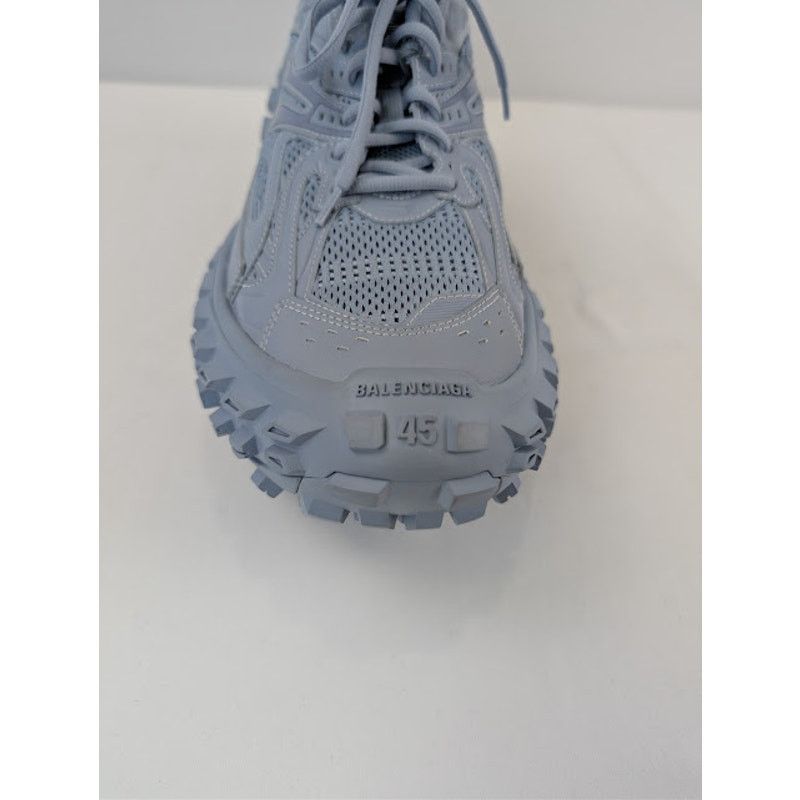 Balenciaga o1rshd1 Bouncer / Defender Low Top Sneaker in Faded Blue Size US 12 / EU 45 - 14 Thumbnail