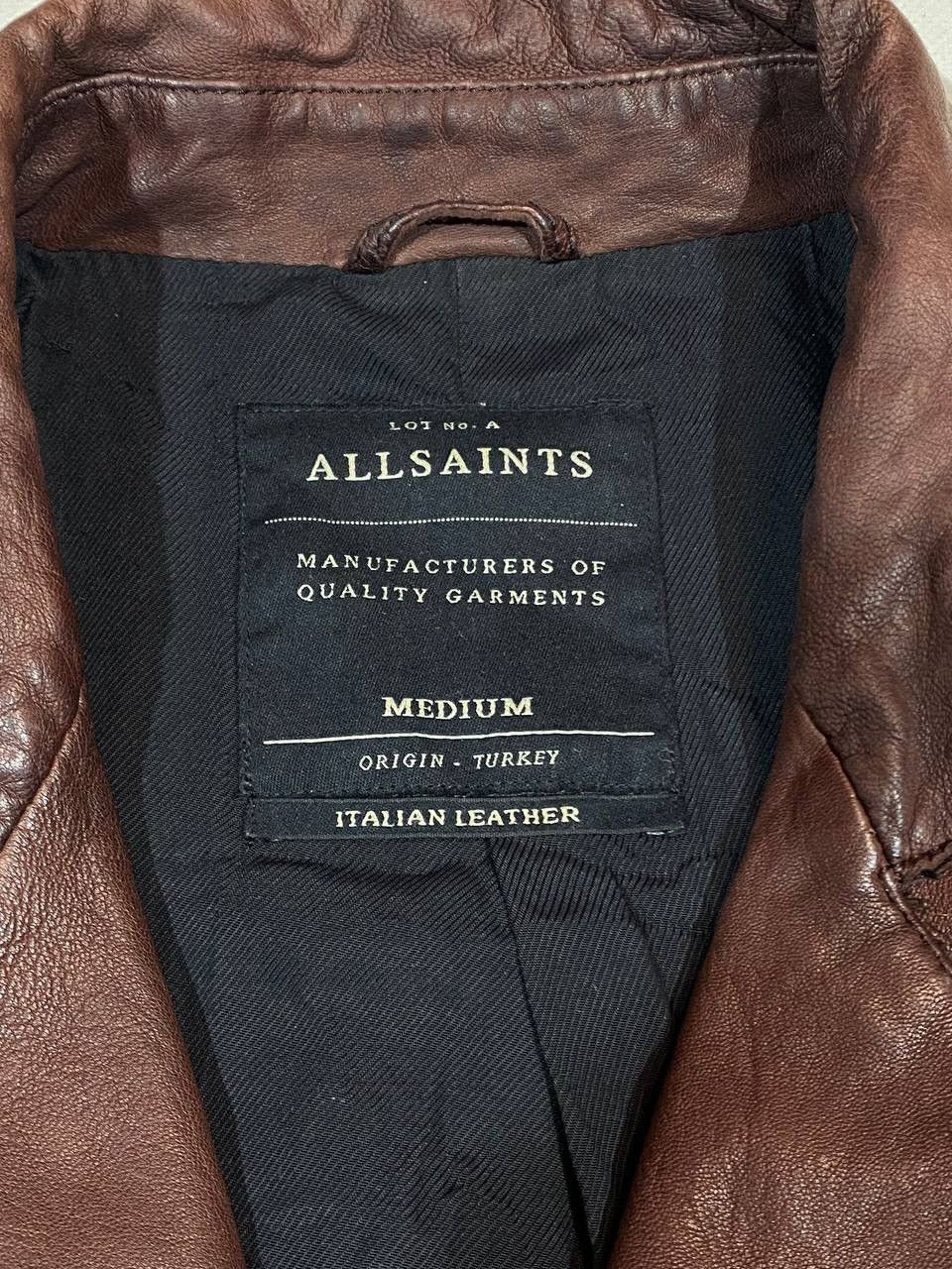 Allsaints Allsaints Men Leather Jacket Size US S / EU 44-46 / 1 - 13 Thumbnail
