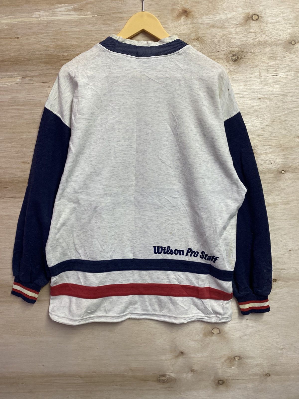 Wilson Vintage Wilson sweatshirt big logo Size US XL / EU 56 / 4 - 9 Thumbnail