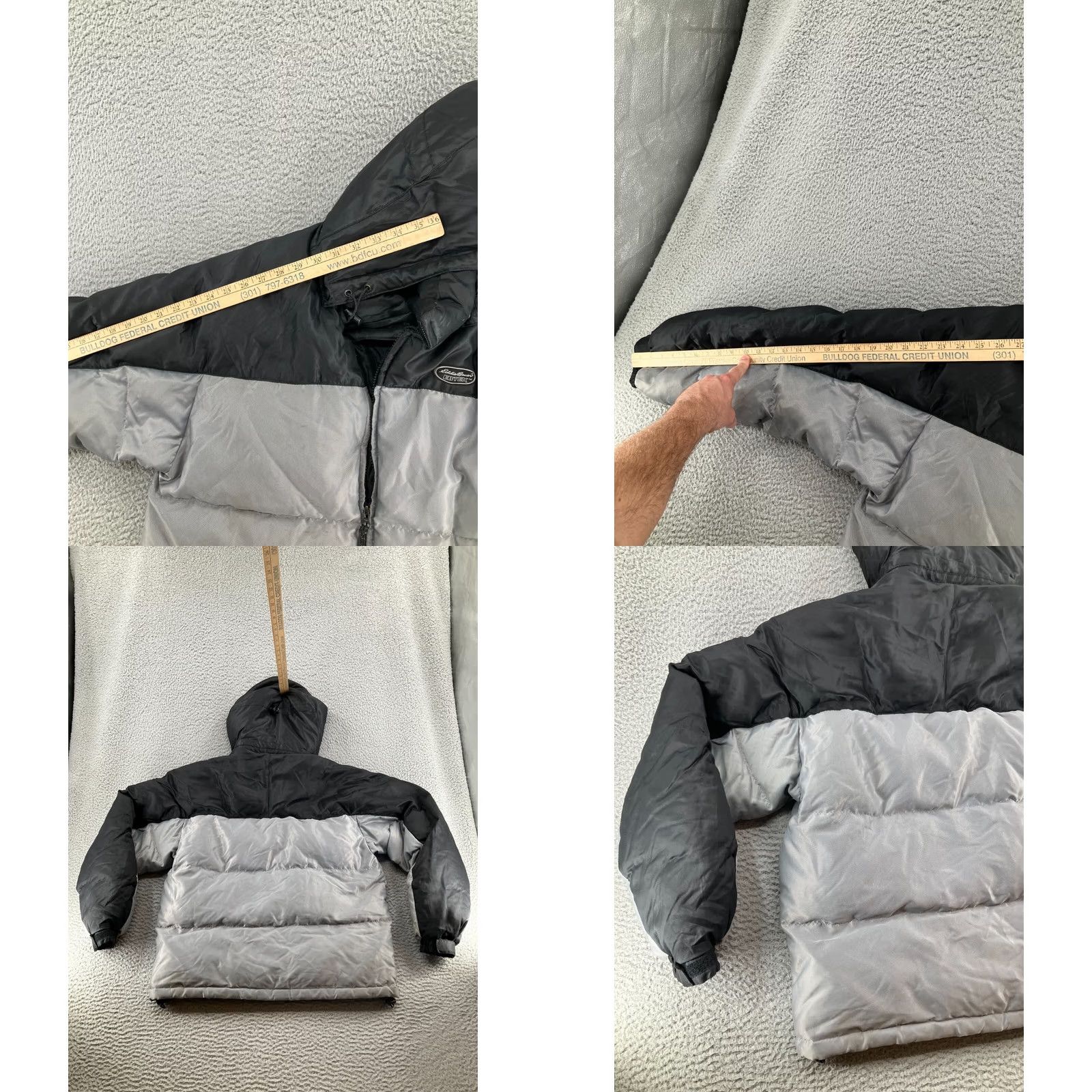 Eddie Bauer Eddie Bauer EBTek Puffer Jacket Mens Medium Gray Goose Down Heavyweight Jacket Size US M / EU 48-50 / 2 - 10 Thumbnail