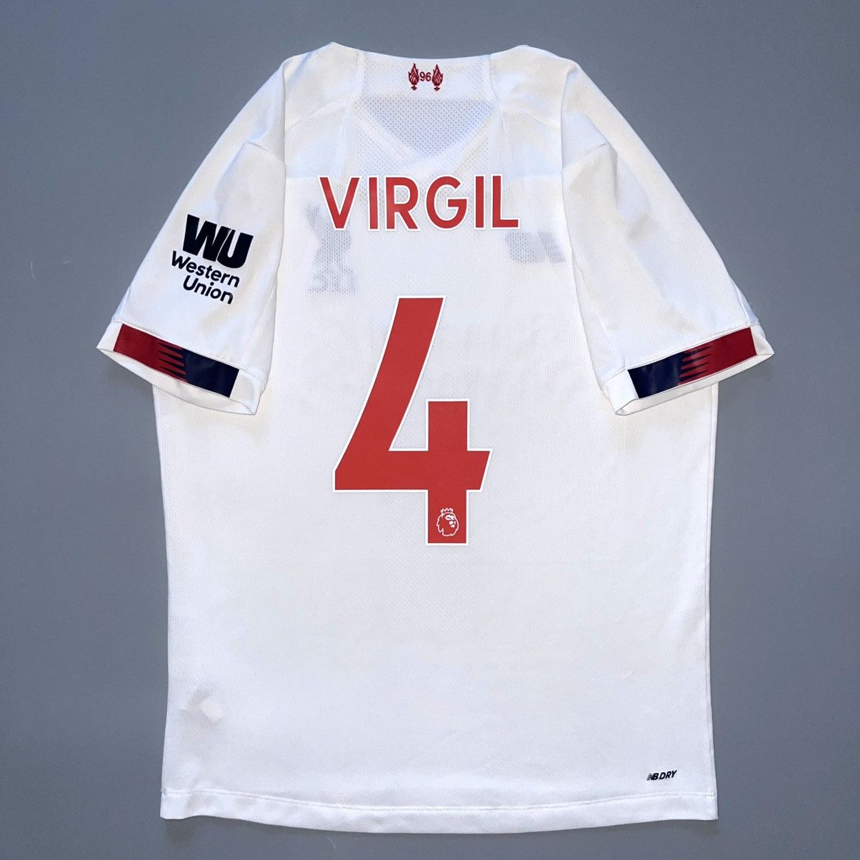 New Balance × Vintage LIVERPOOL NEW BALANCE 2019/2020 SOCCER AWAY JERSEY #4 VIRGIL Size US M / EU 48-50 / 2 - 1 Thumbnail