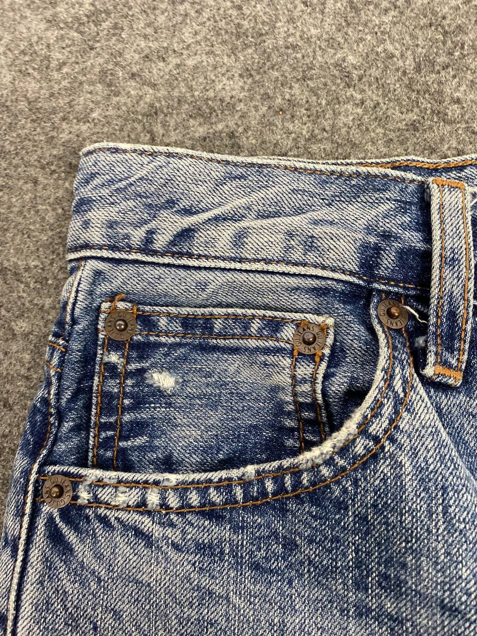 GU GU japanese brand bootcut flare distressed denim Size US 28 / EU 44 - 9 Thumbnail