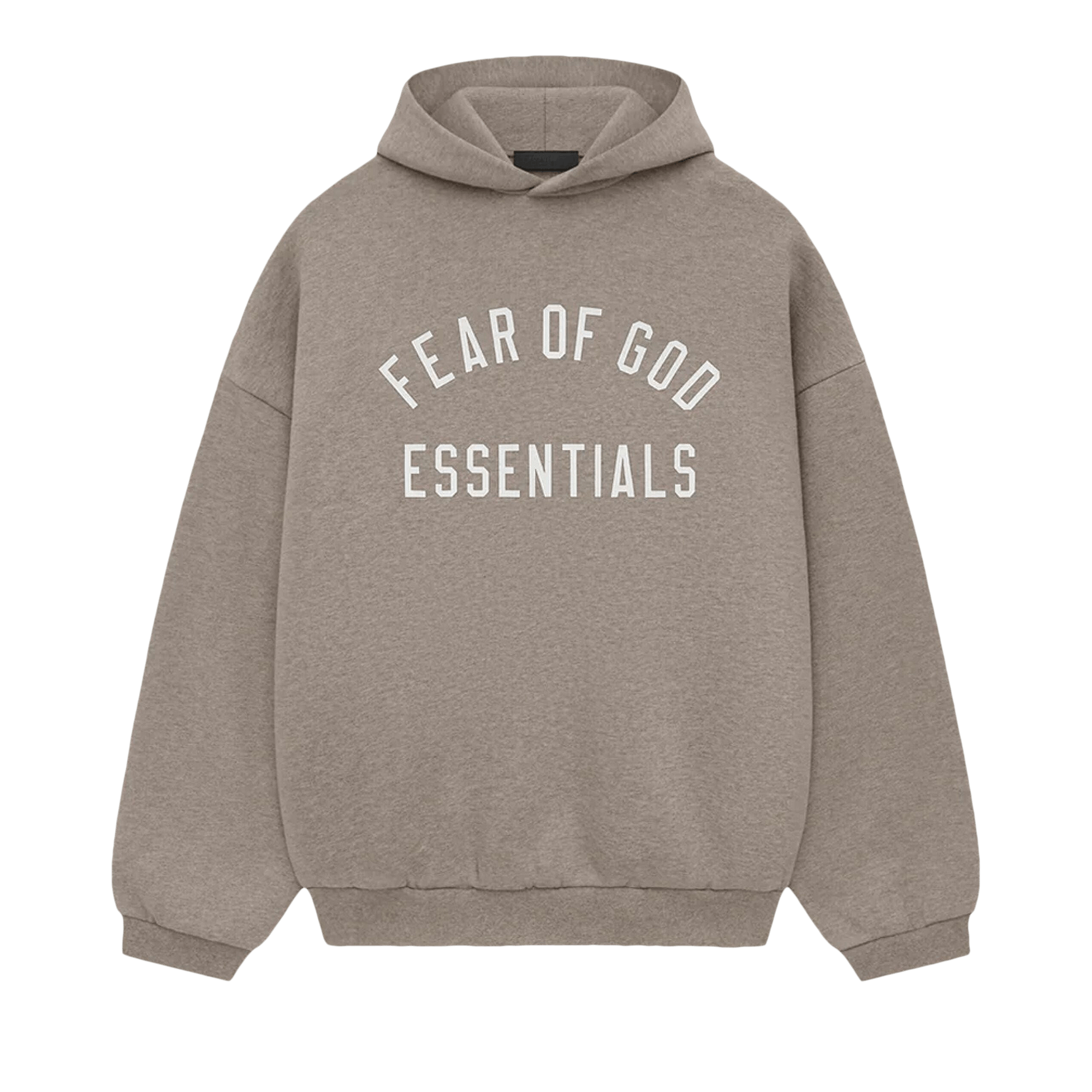 Essentials × Fear of God Fear of God Essentials Fleece Hoodie Heather ...