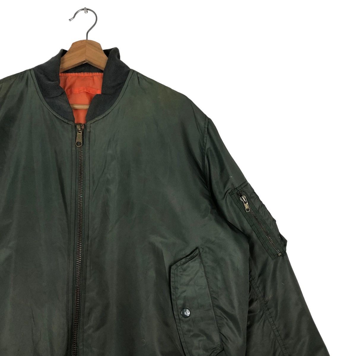 Japanese Brand 🔥Vtg Reversible Bomber Jacket Military Design Issey Miyake Size US M / EU 48-50 / 2 - 6 Thumbnail