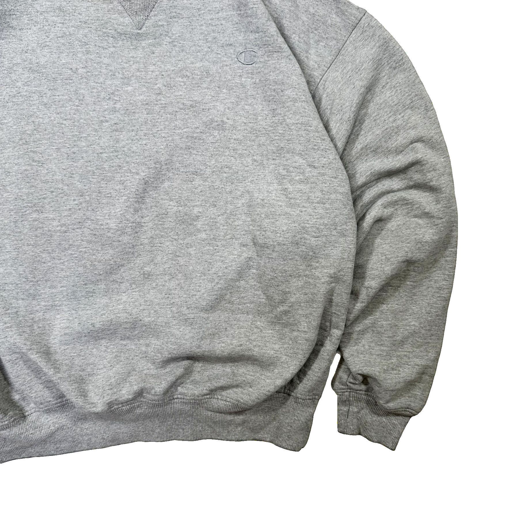 Vintage Vintage 00s Champion Grey Heavy Sweater Size US XL / EU 56 / 4 - 3 Thumbnail