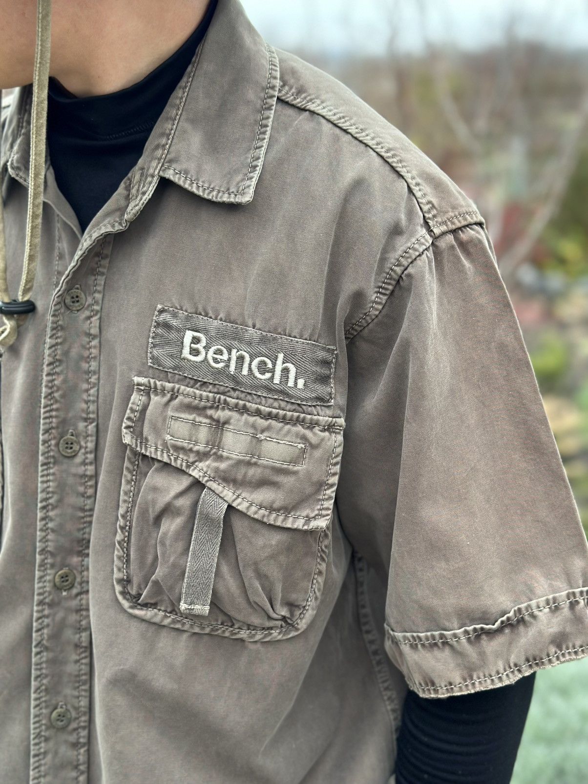 Bench Vintage Japan Bench Shirts Button Up Grunge Avantgarde Y2K Size US L / EU 52-54 / 3 - 6 Thumbnail