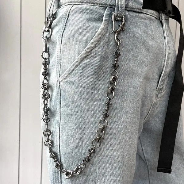 Jewelry Screw Cap Waist Wallet Chain, Pants Chain Size ONE SIZE - 2 Thumbnail