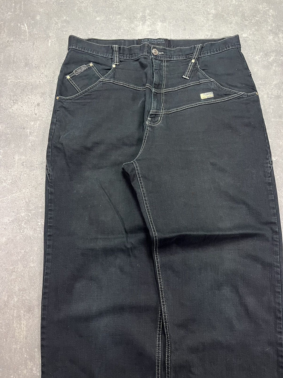 Karl Kani Karl Kani Big Logo Pockets Baggy Faded Denim Jeans 38 Size US 38 / EU 54 - 3 Thumbnail