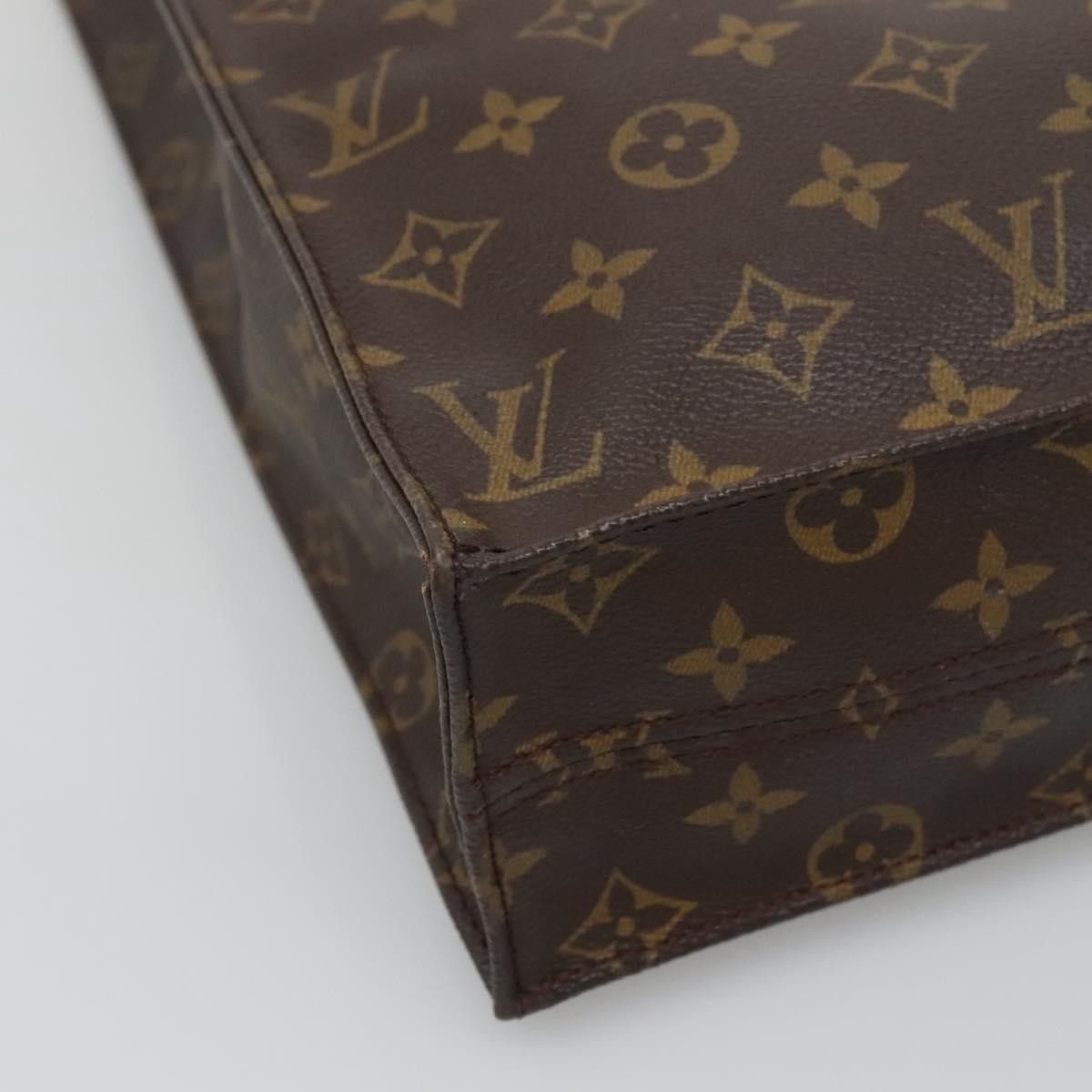 Louis Vuitton LOUIS VUITTON Monogram Sac Plat Hand Bag M51140 Size ONE SIZE - 14 Thumbnail