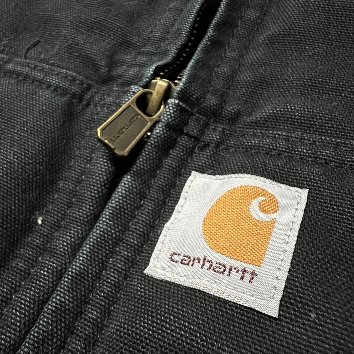 Carhartt × Carhartt Wip × Vintage Carhartt Black Full-Zip Hooded Jacket (Youth 14-16) Size US XXS / EU 40 - 5 Thumbnail