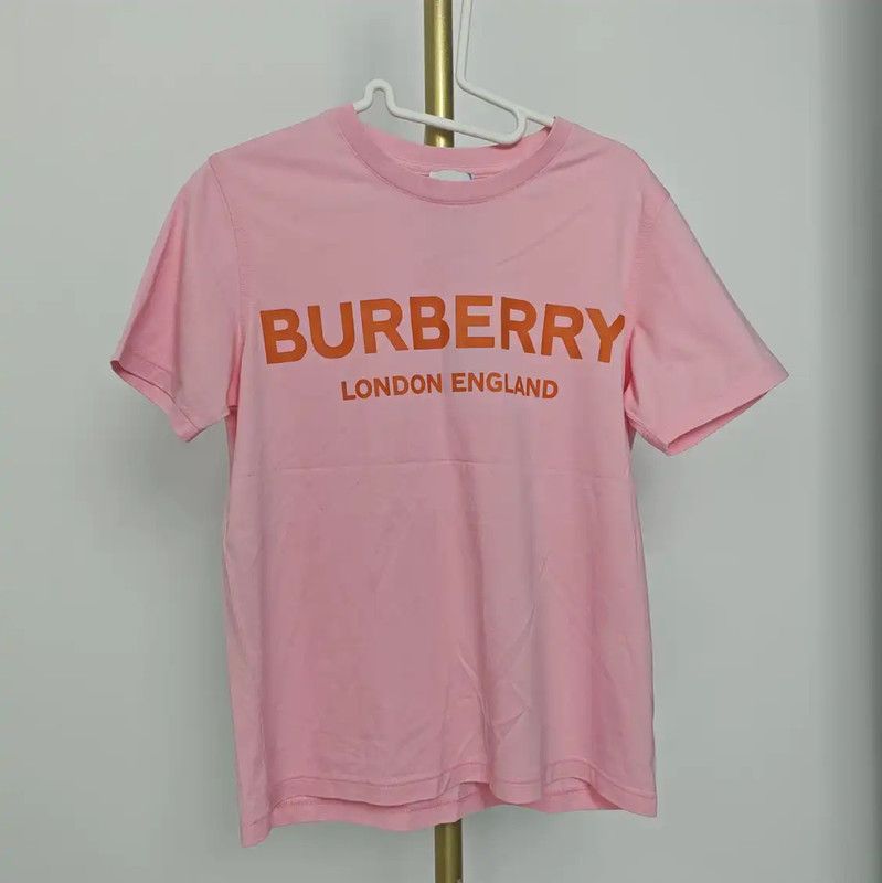 Burberry Burberry Pink Cotton Women's T-Shirt Size S / US 4 / IT 40 - 1 Thumbnail