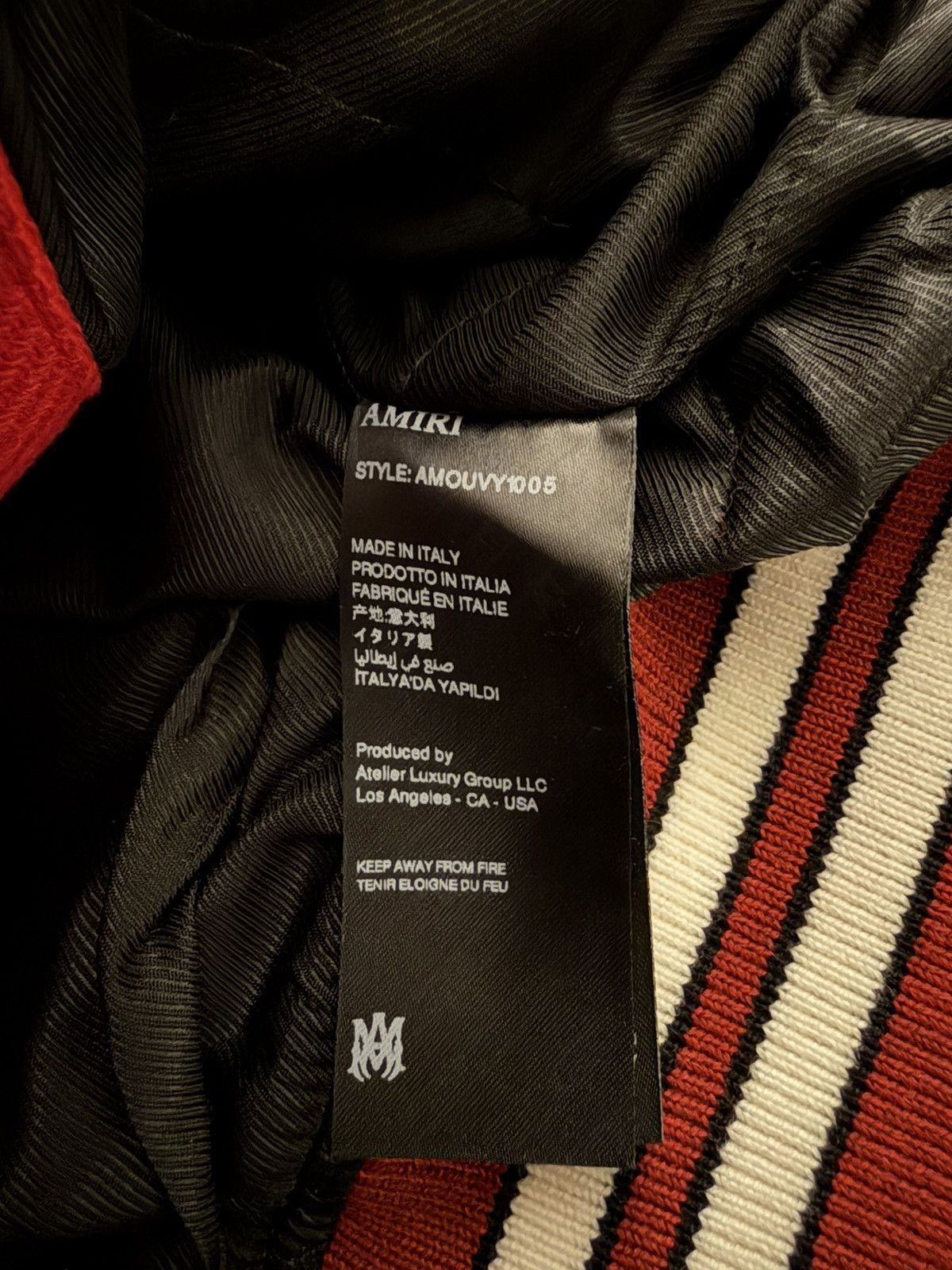Amiri Amiri Bones Wool Jacket - Red Size US L / EU 52-54 / 3 - 12 Thumbnail