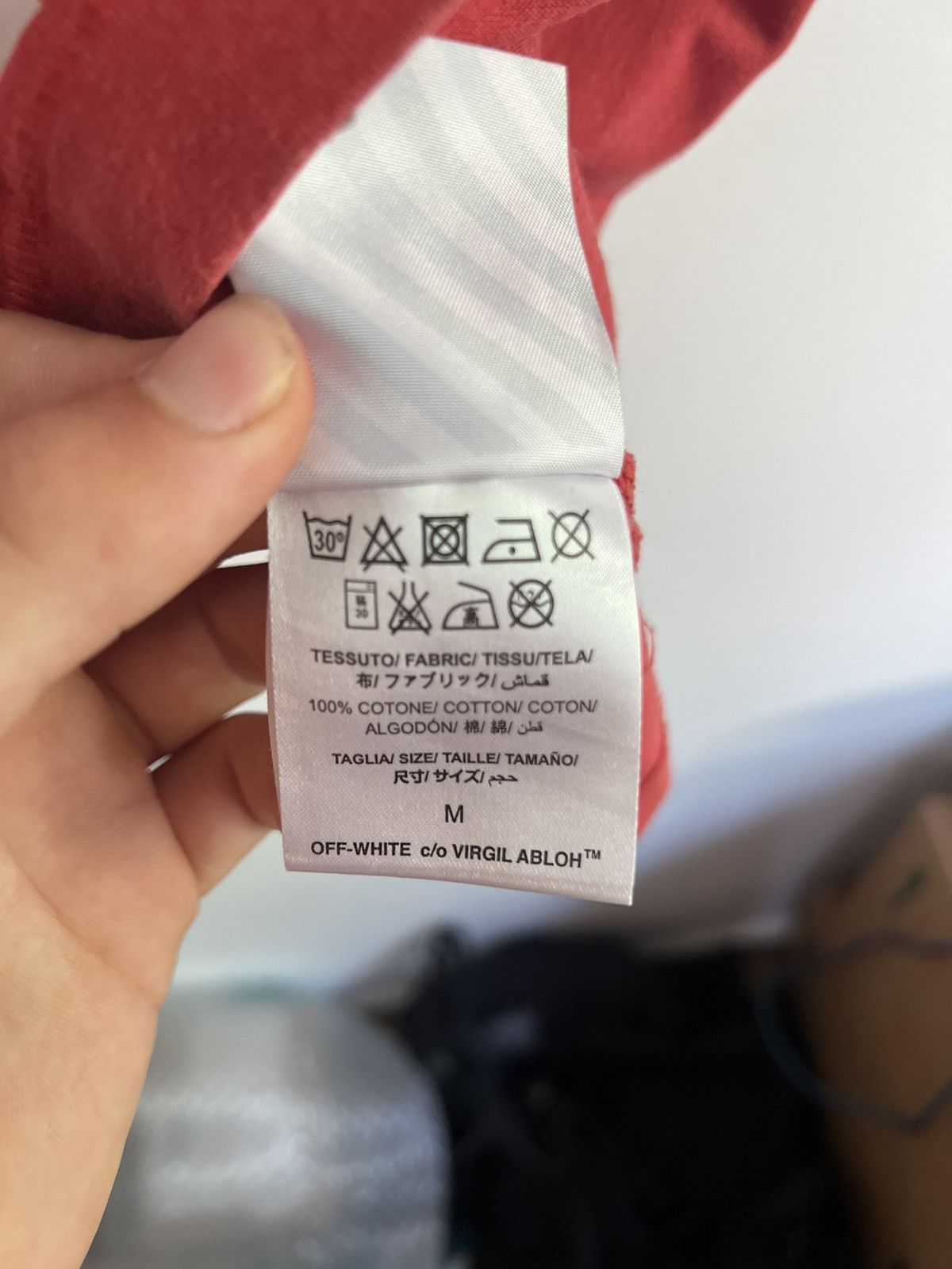 Off-White Off white brushed logo paint TEE Size US M / EU 48-50 / 2 - 10 Thumbnail