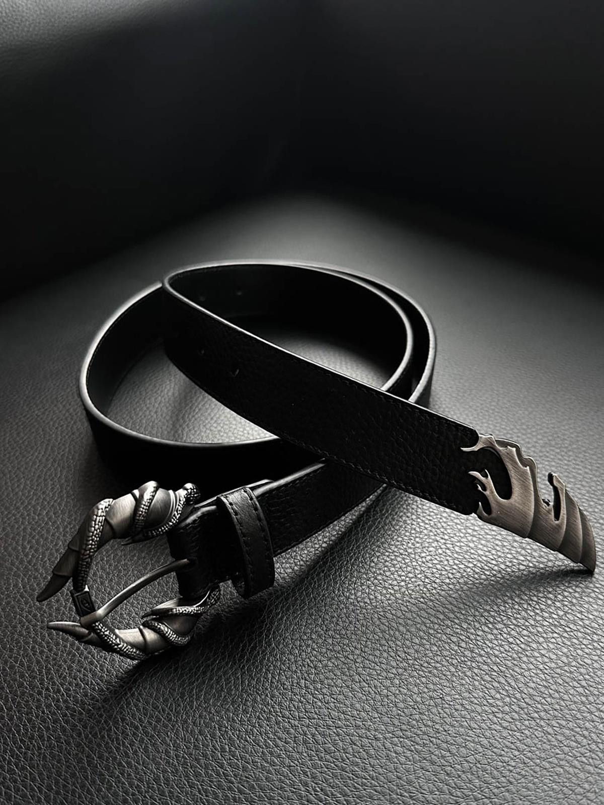Leather Dragon Claw Belt Size ONE SIZE - 5 Thumbnail