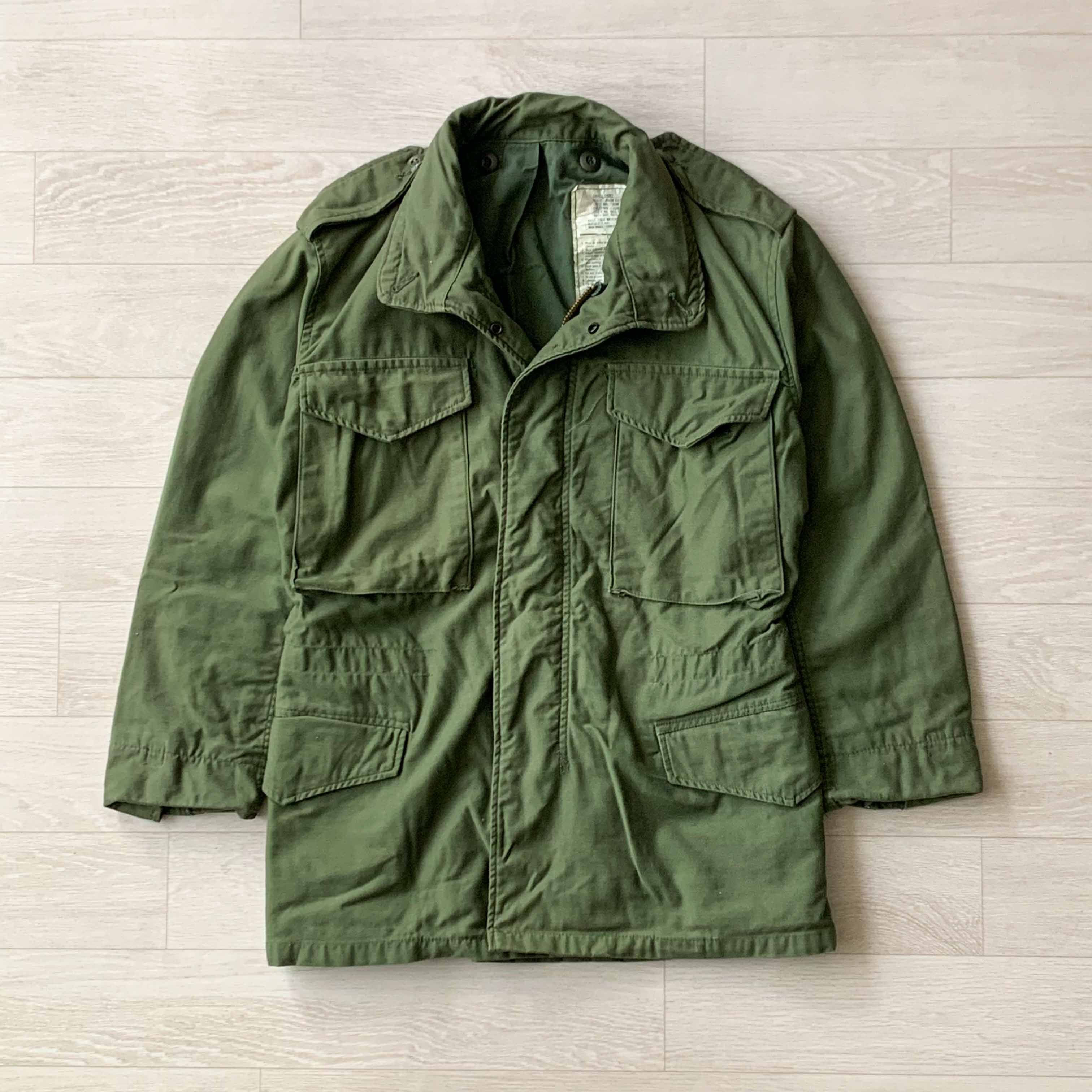 Image of M 65 Field Jacket x Military Vintage OG M-65 Field Jacket in Olive, Men's (Size Small)