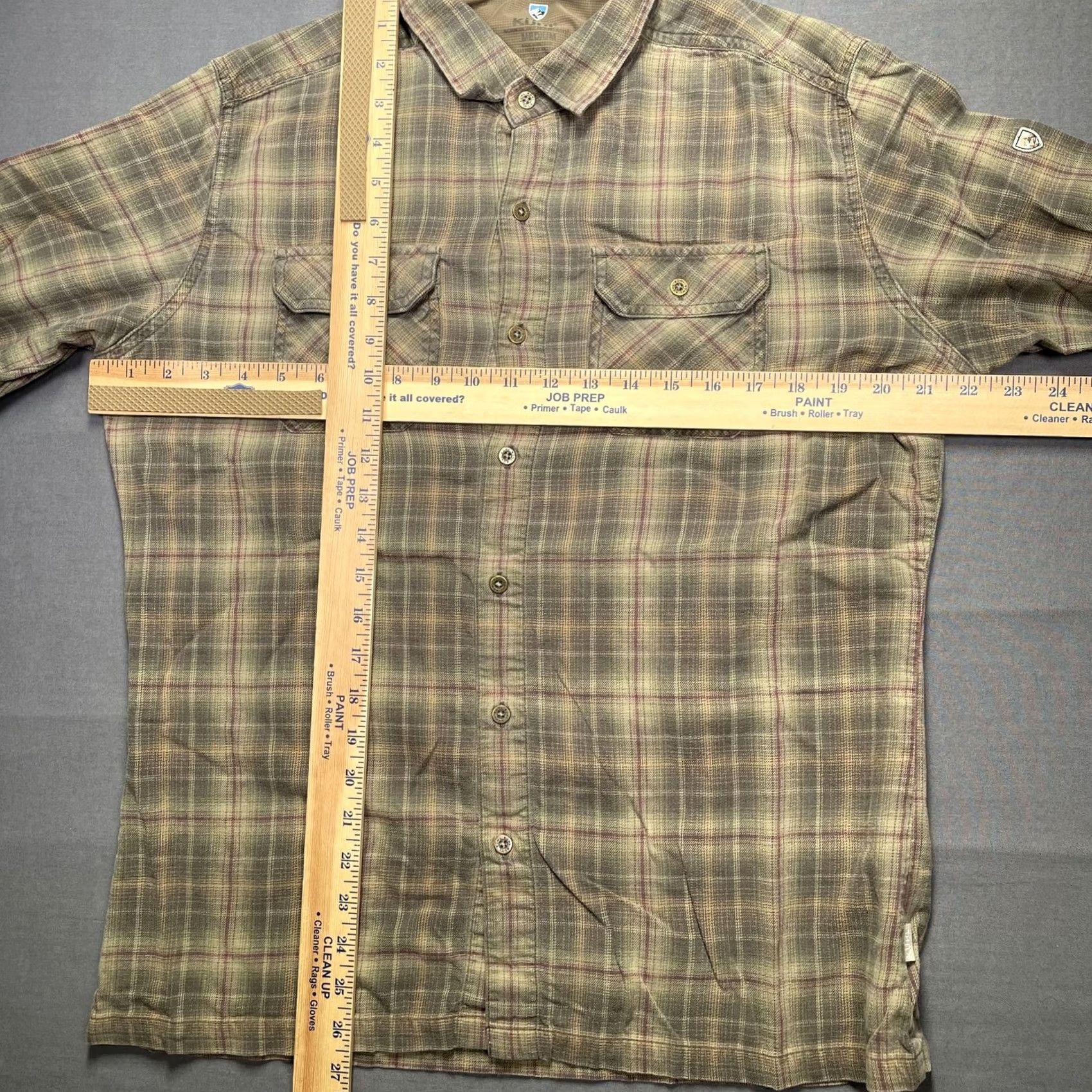 Vintage Kuhl Shirt Mens Medium Green Plaid Flannel Long Sleeve Casual Outdoor Size US M / EU 48-50 / 2 - 4 Thumbnail
