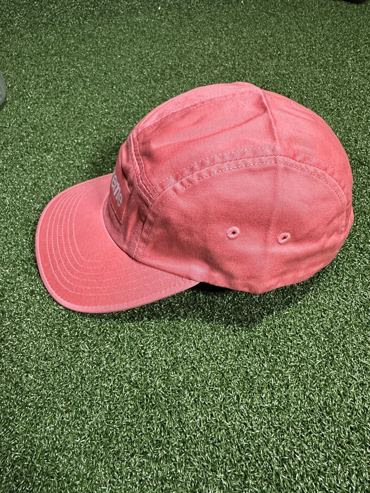 Supreme Supreme Washed Chino Twill Camp Cap Coral Size ONE SIZE - 2 Thumbnail