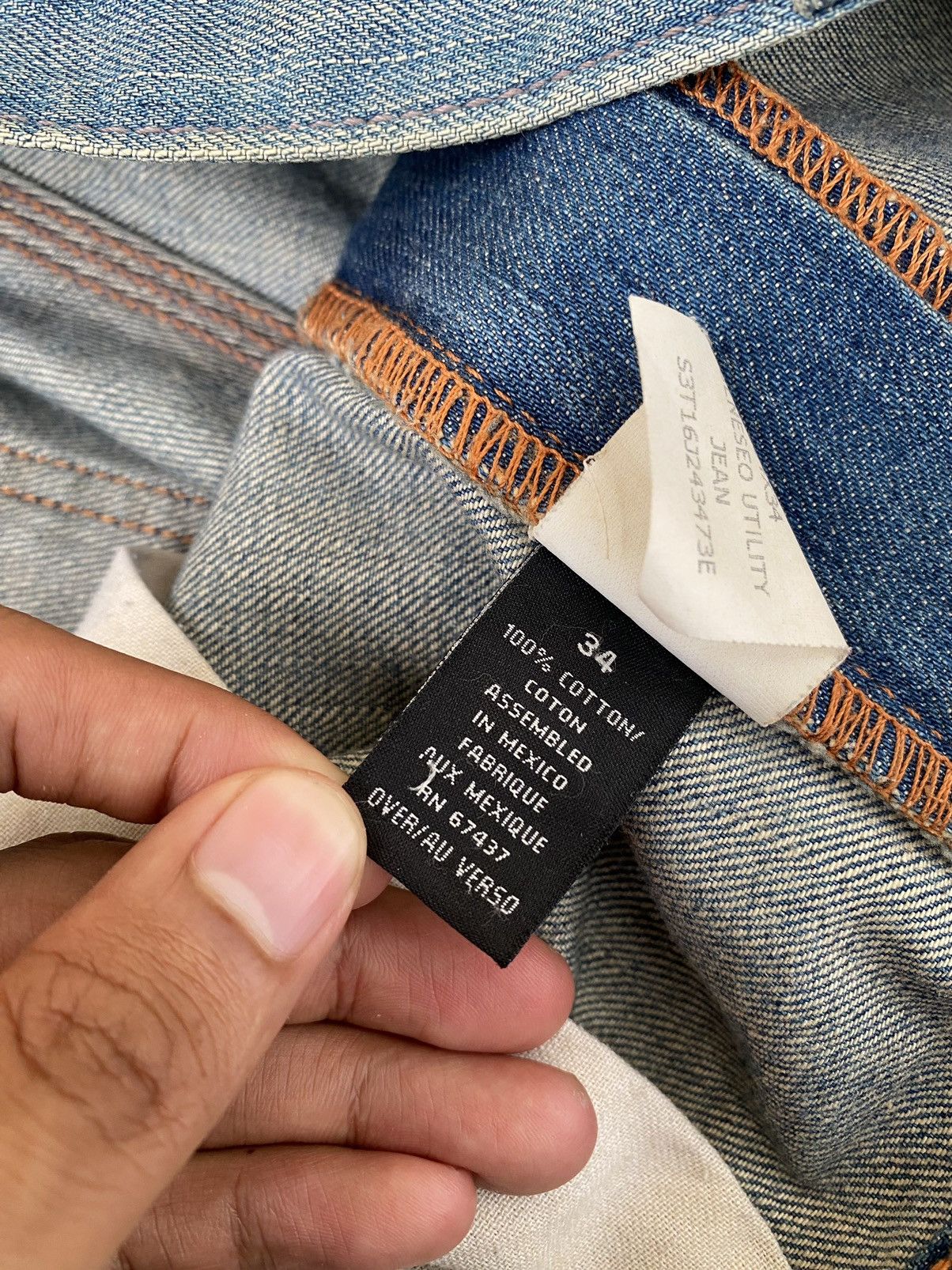 Polo Ralph Lauren Vintage Polo Ralph Lauren Double Knee Baggy Jeans rrl style Size US 36 / EU 52 - 10 Thumbnail