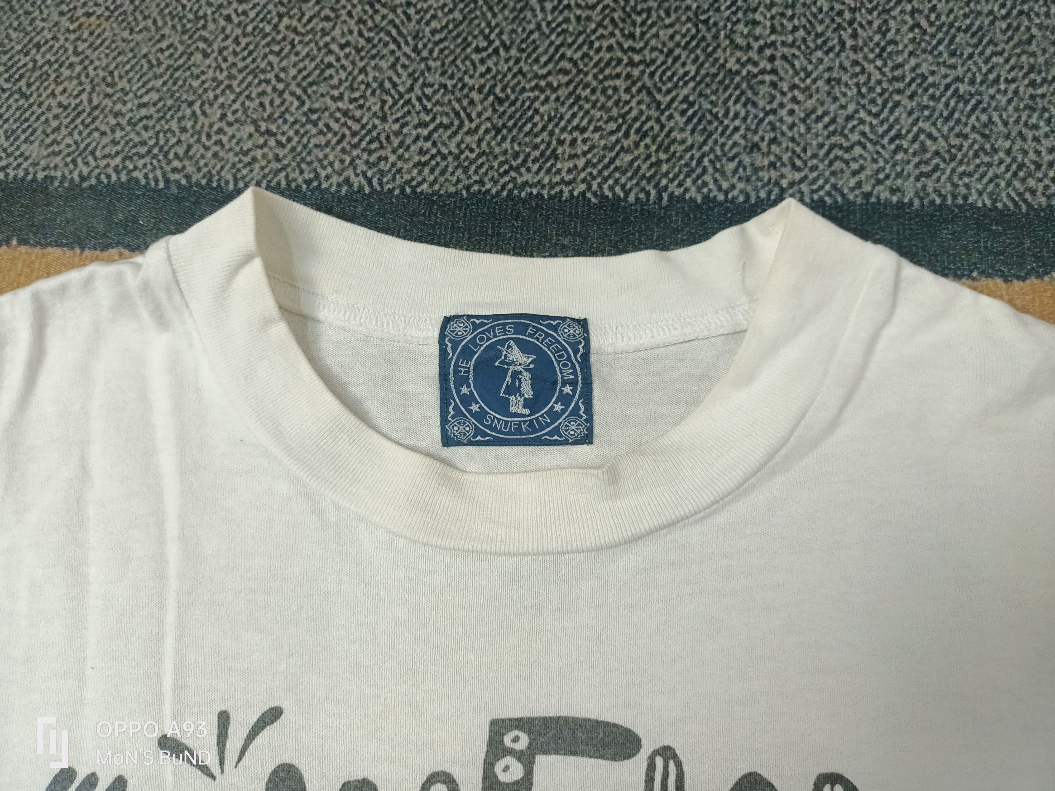 Vintage Vintage 90s SNUFKIN T-Shirt Size US M / EU 48-50 / 2 - 3 Thumbnail