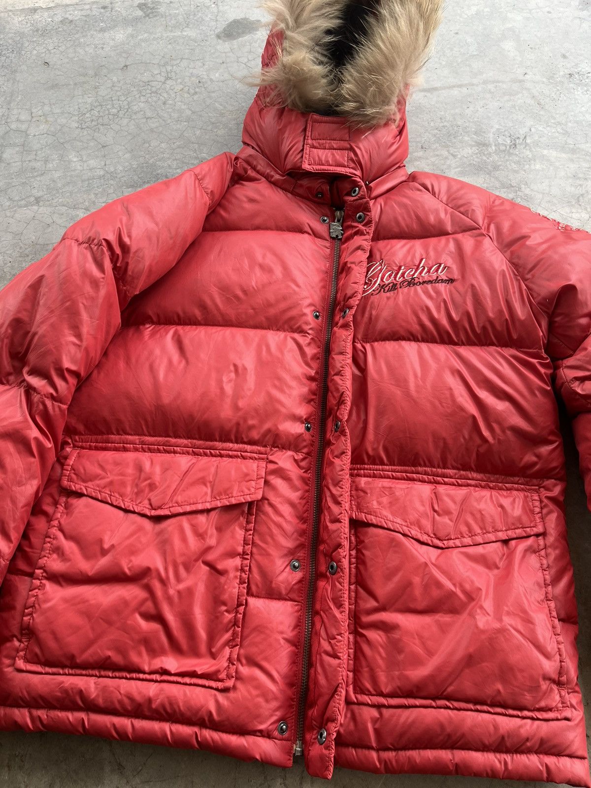 Le Grande Bleu (L.G.B.) Y2KJapanese Archive Vkei gotcha fur hoodie puffer jacket Size US L / EU 52-54 / 3 - 8 Thumbnail