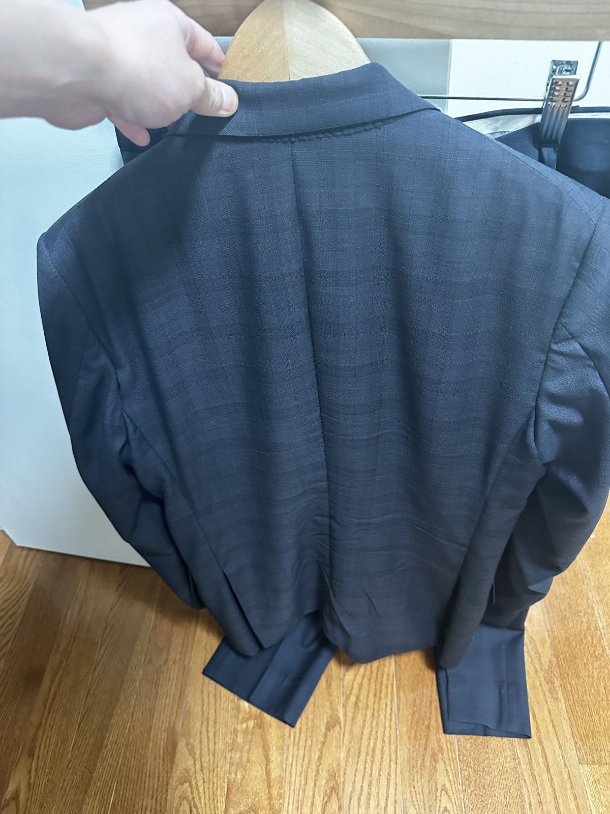 Isaia Navy Suit Size 38R - 6 Thumbnail