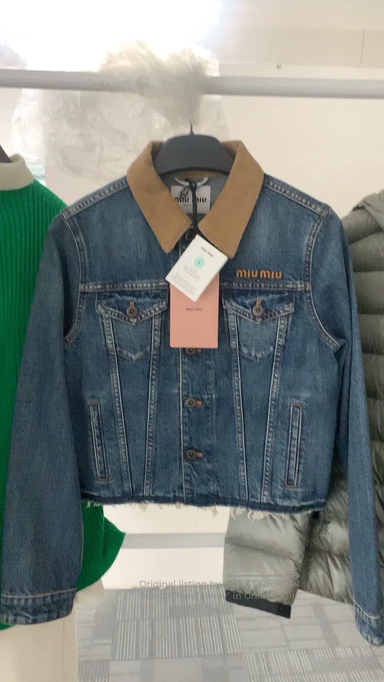 Miu Miu 42 Classic denim jacket