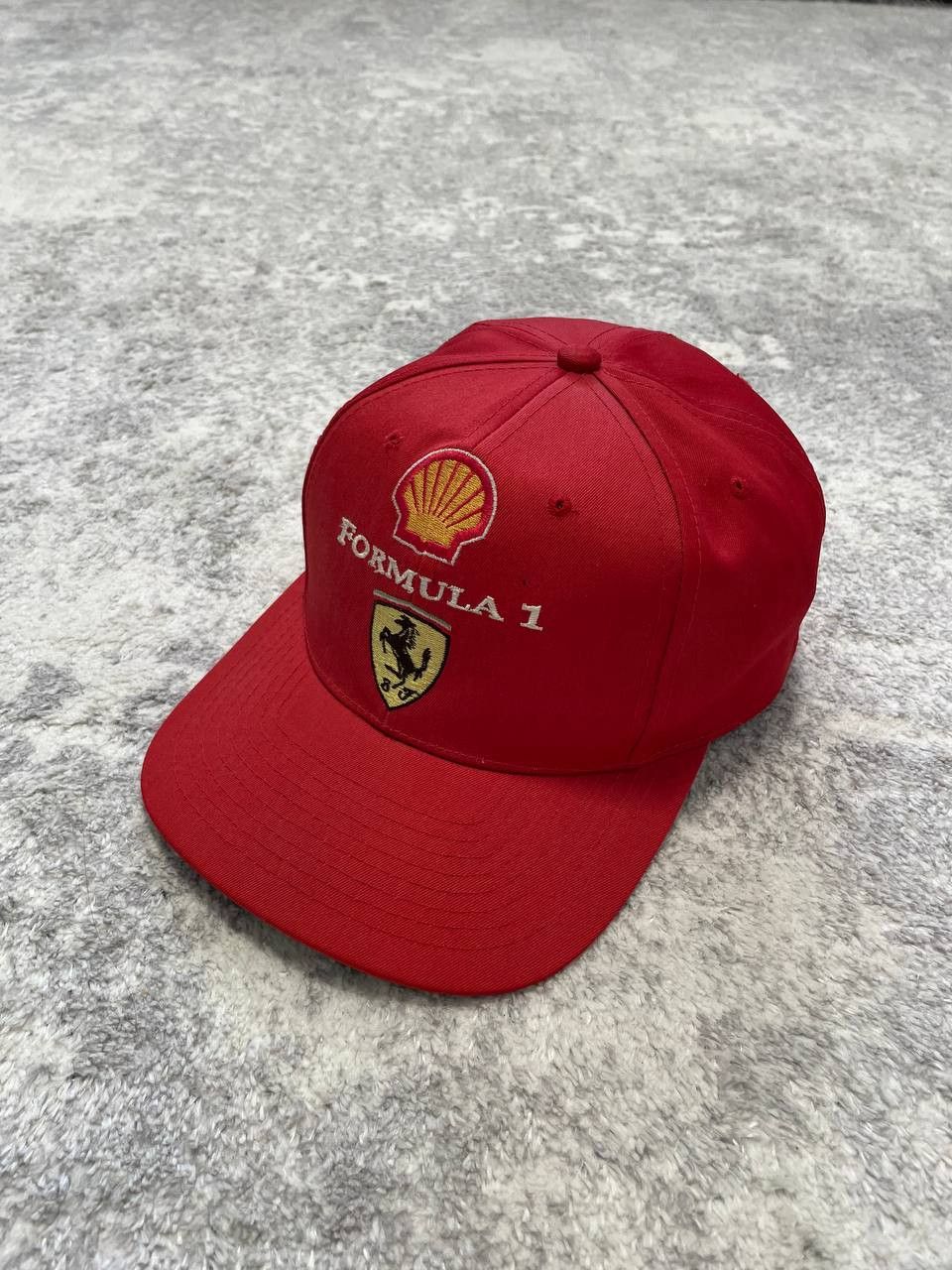 Formula 1 Vintage Ferrari Formula 1 Shell Promo Snapback Cap Hat Red Size ONE SIZE - 2 Thumbnail