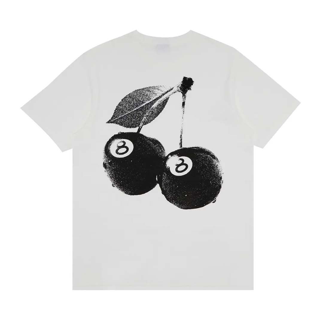 Stussy Cherry White Tee Size US M / EU 48-50 / 2 - 1 Thumbnail