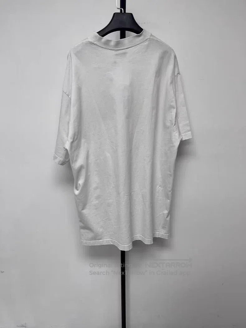 Balenciaga Balenciaga Logo Letter Pattern Printed Crew Neck Short Sle Size US M / EU 48-50 / 2 - 2 Thumbnail