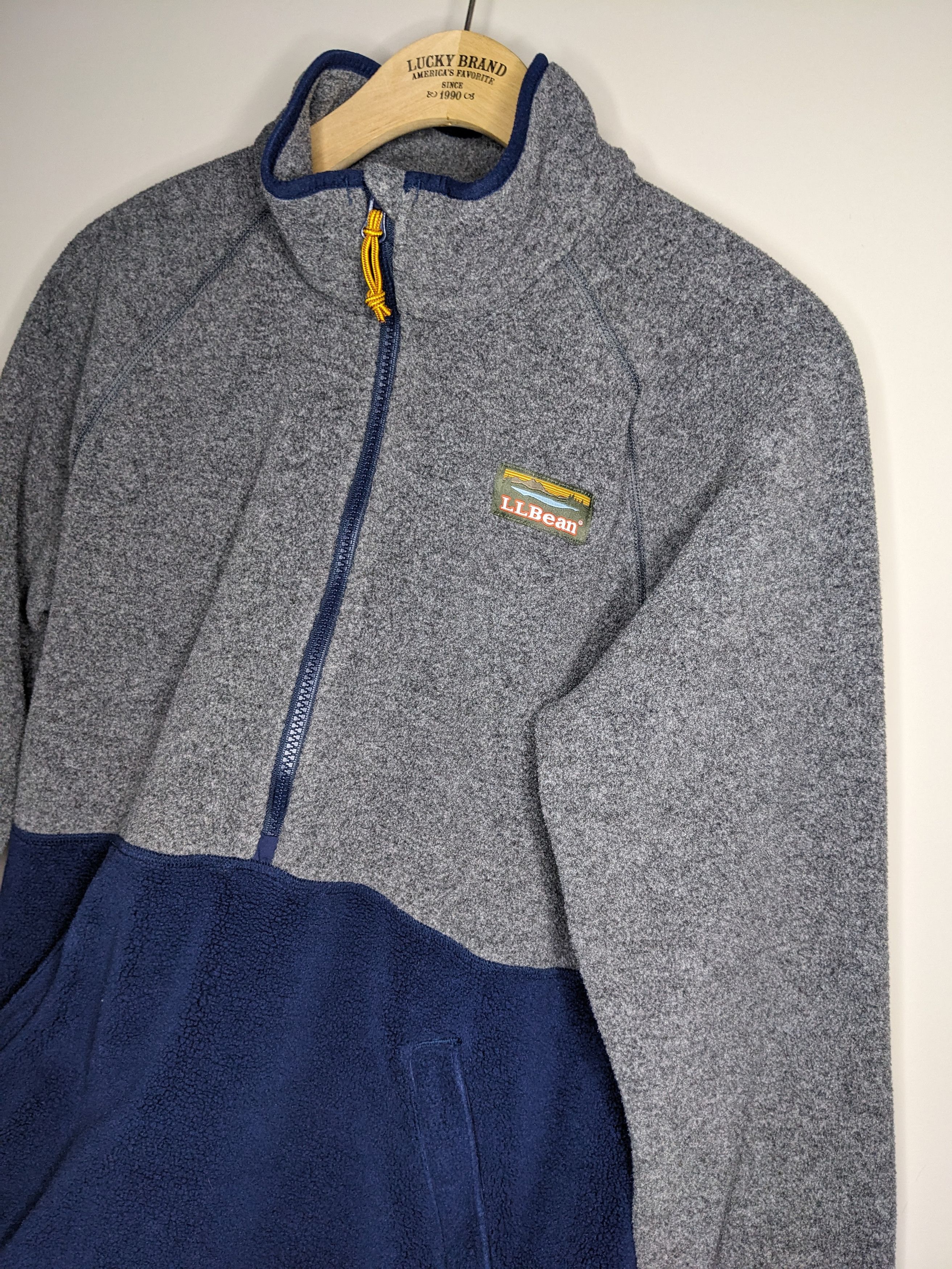 L.L. Bean LL Bean Mountain Classic Fleece Half Zip Sweater Medium 1/2 Size M / US 6-8 / IT 42-44 - 2 Thumbnail