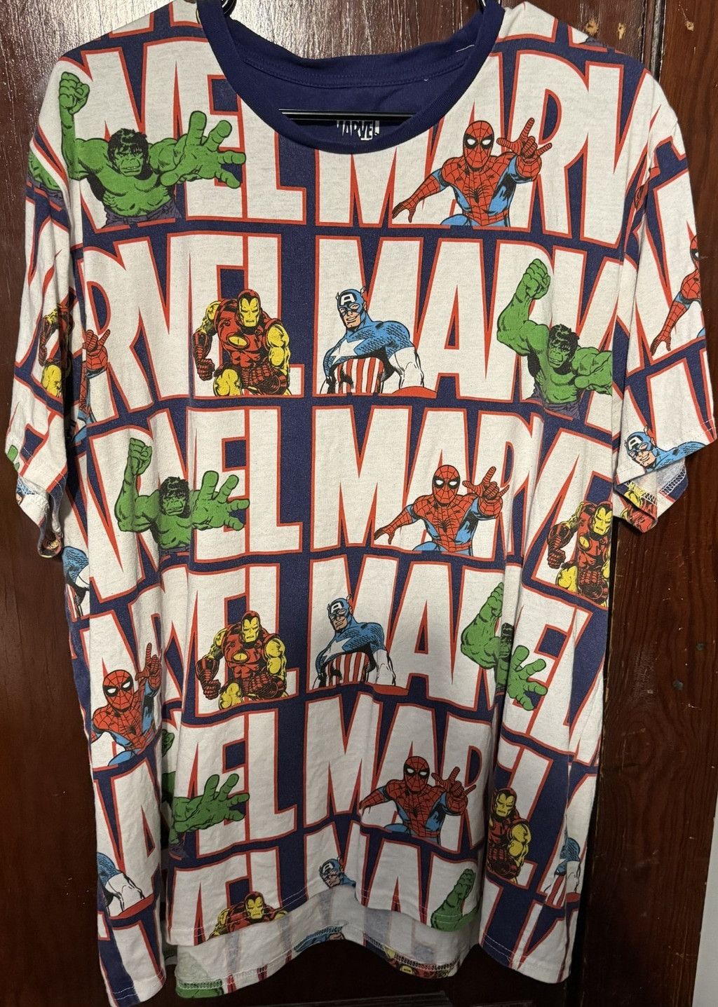 Marvel Comics Captain America Marvel Avengers T-Shirt Men's Sz 2XL Blue Size US XL / EU 56 / 4 - 1 Thumbnail