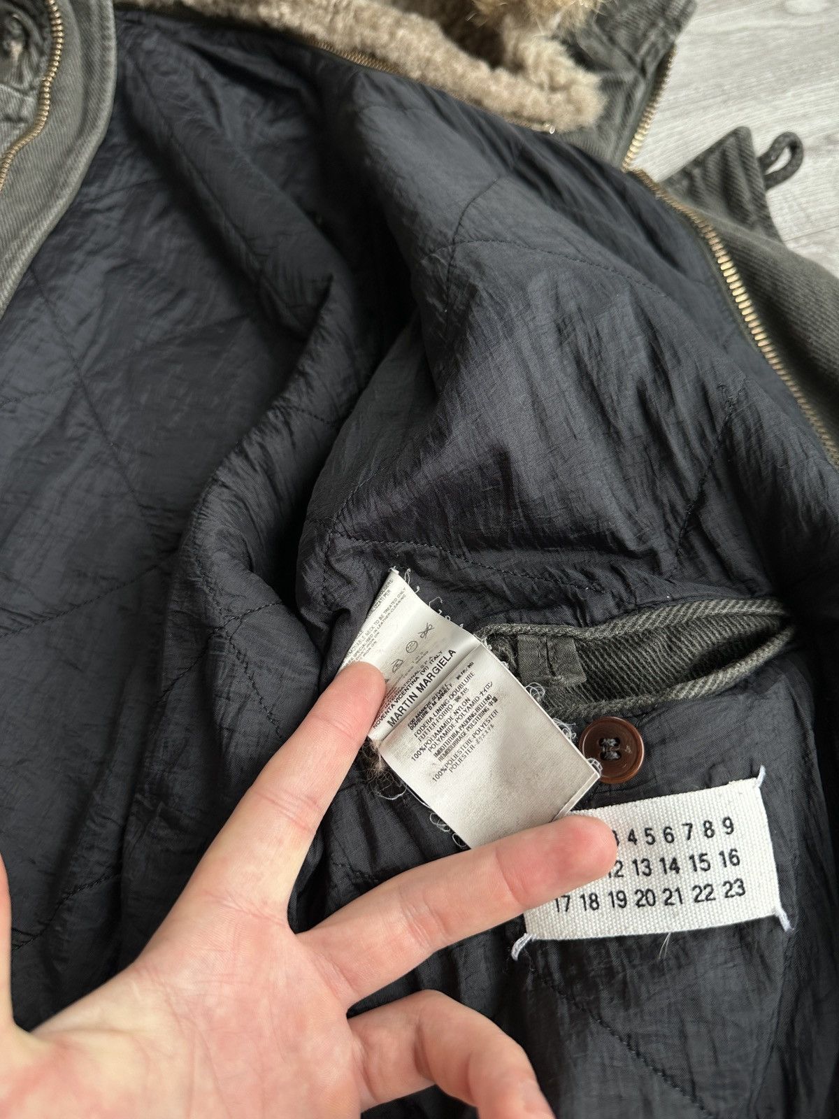 Maison Margiela Maison Margiela AW2005 Military N-3B Parka Padded Fur Jacket Size US M / EU 48-50 / 2 - 10 Thumbnail