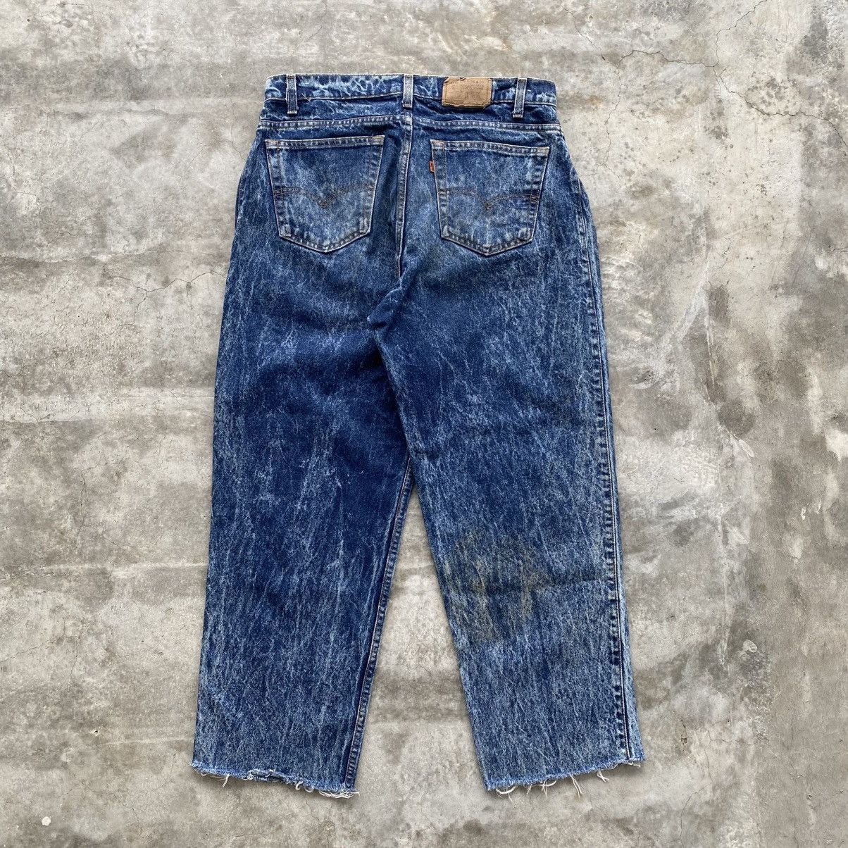 If Six Was Nine × Le Grande Bleu (L.G.B.) × Levi's Vintage 90's Levi's 501 Distressed Denim w35 Size 34" / US 12 / IT 48 - 5 Thumbnail