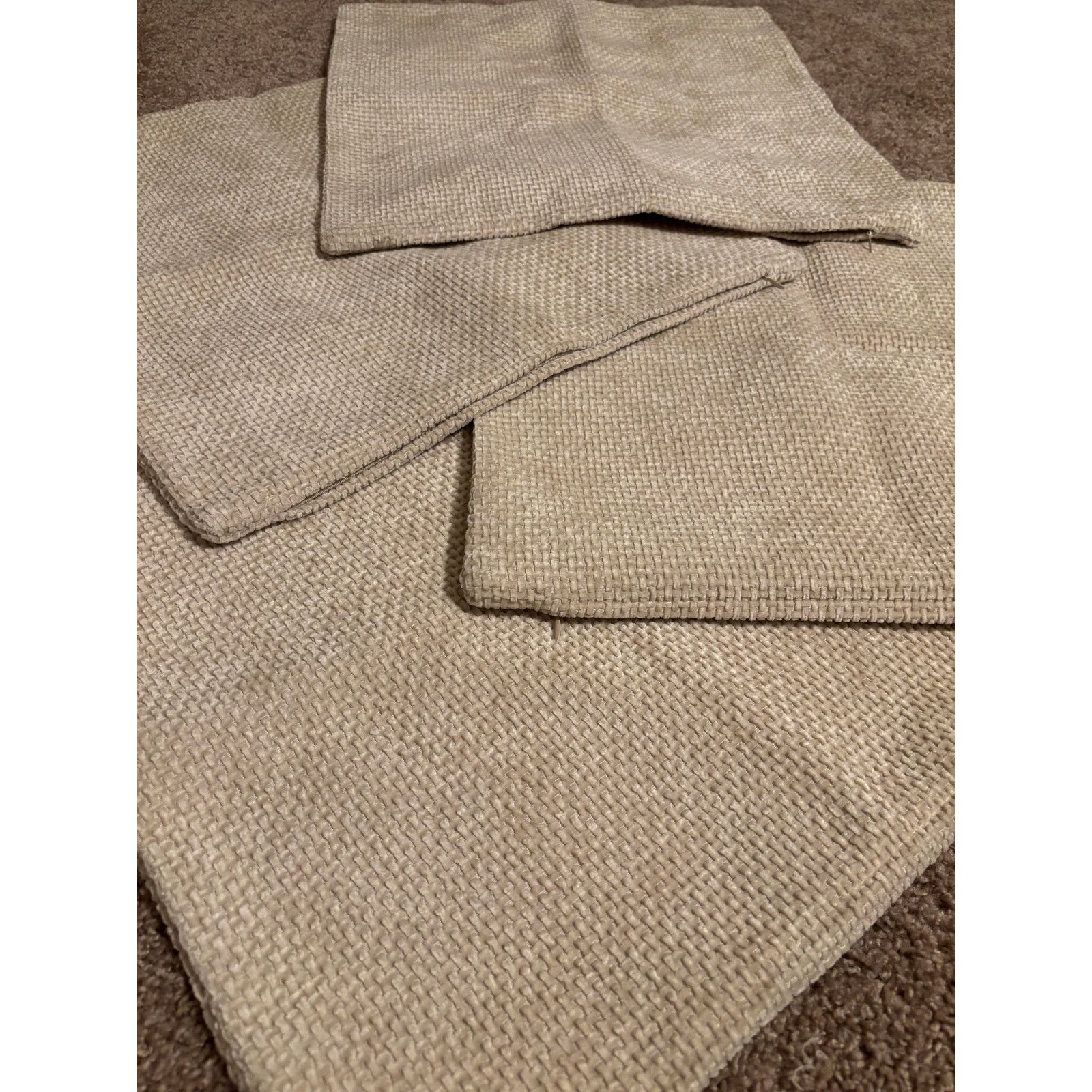 The Unbranded Brand 4 Piece Textured Decorative Pillow Covers 18" x 17" Size ONE SIZE - 4 Thumbnail