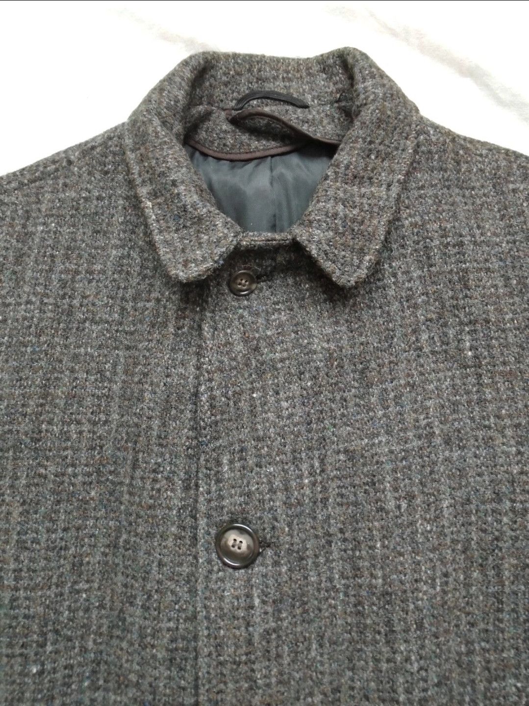 Harris Tweed Harris Tweed Wool overcoat guncheck size 38/40 Size US M / EU 48-50 / 2 - 5 Thumbnail