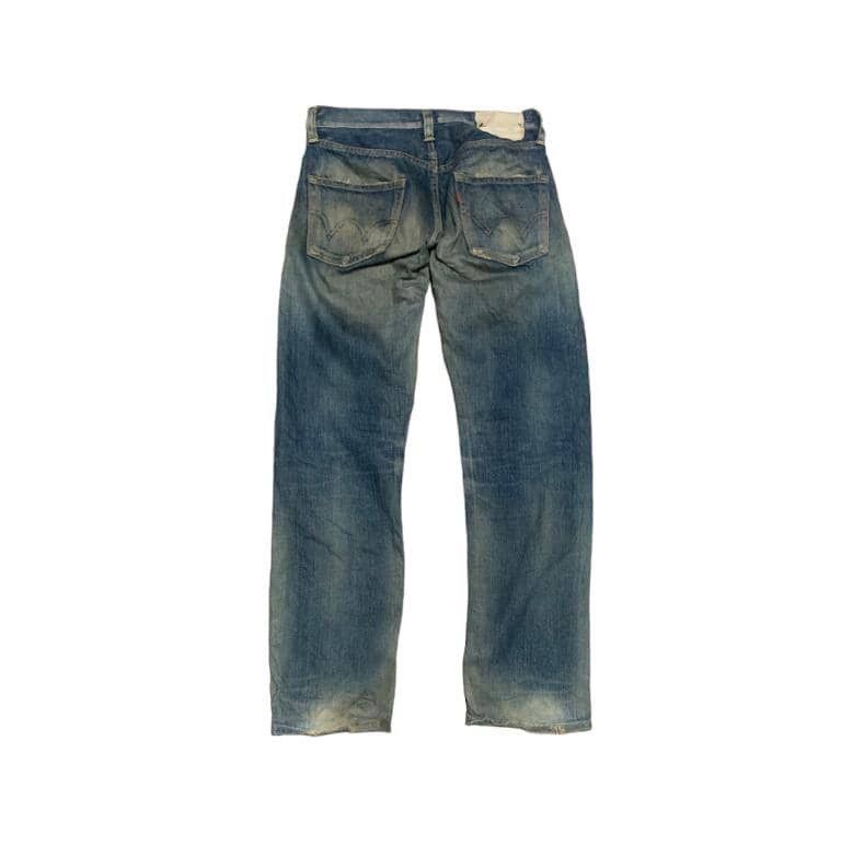 Edwin Vintage Edwin 503 Straight Leg Faded Blue Jeans Size US 30 / EU 46 - 3 Thumbnail