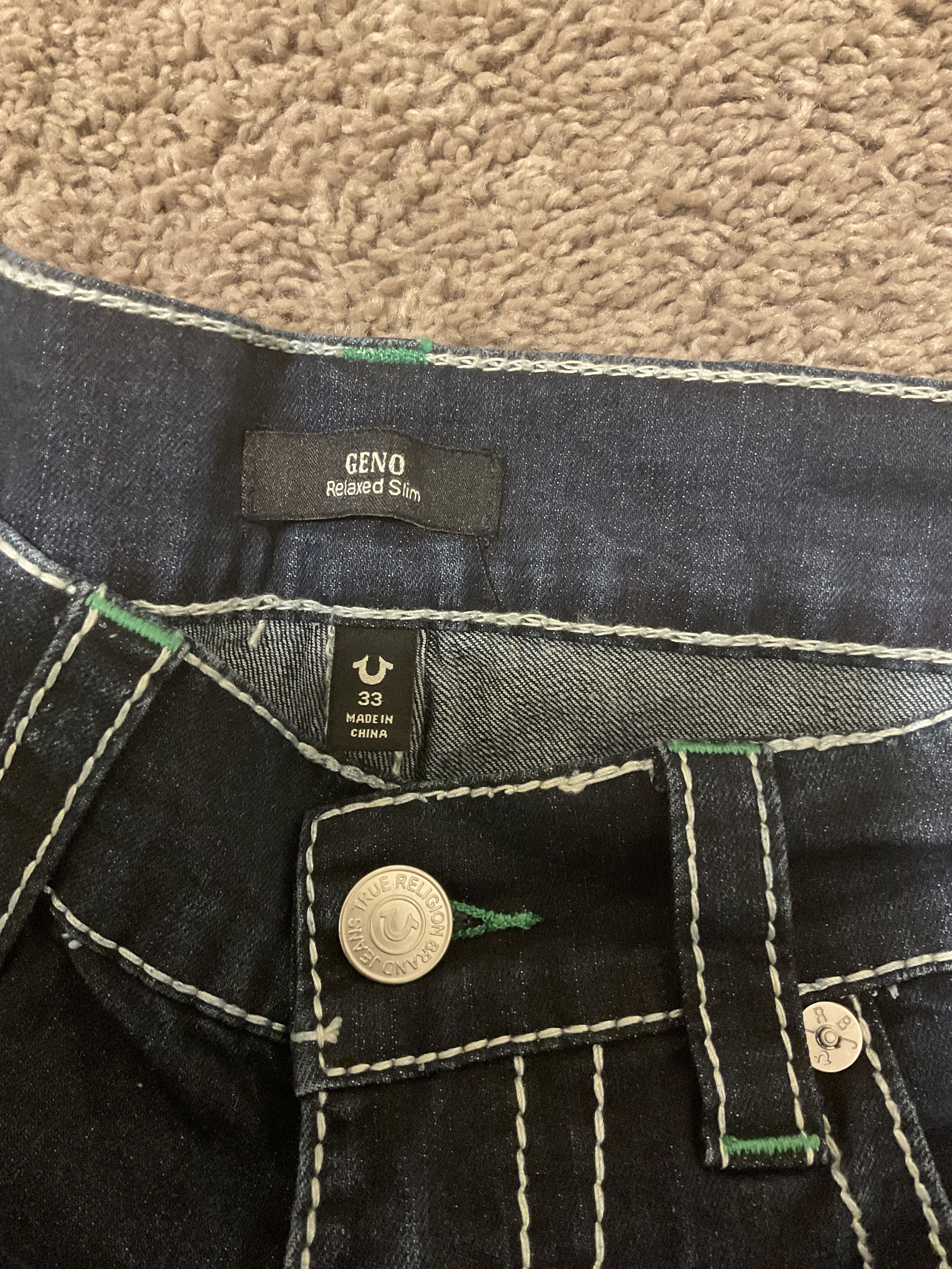True Religion True Religion Geno Big Flap Slim Size US 33 - 7 Thumbnail