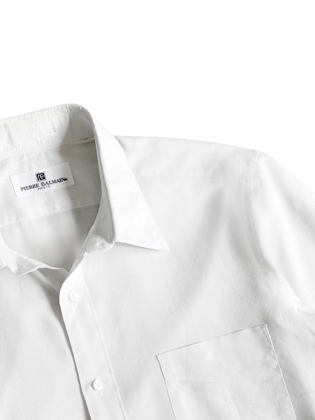 Pierre Balmain Pierre Balmain mono oblique stripes single pocket s/s shirt Size US M / EU 48-50 / 2 - 3 Thumbnail