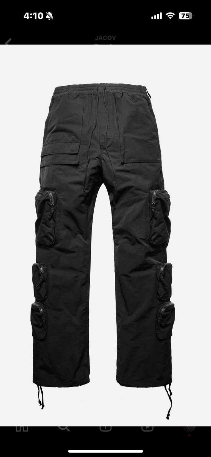 希少】 JACOV six pocket cargo pants
