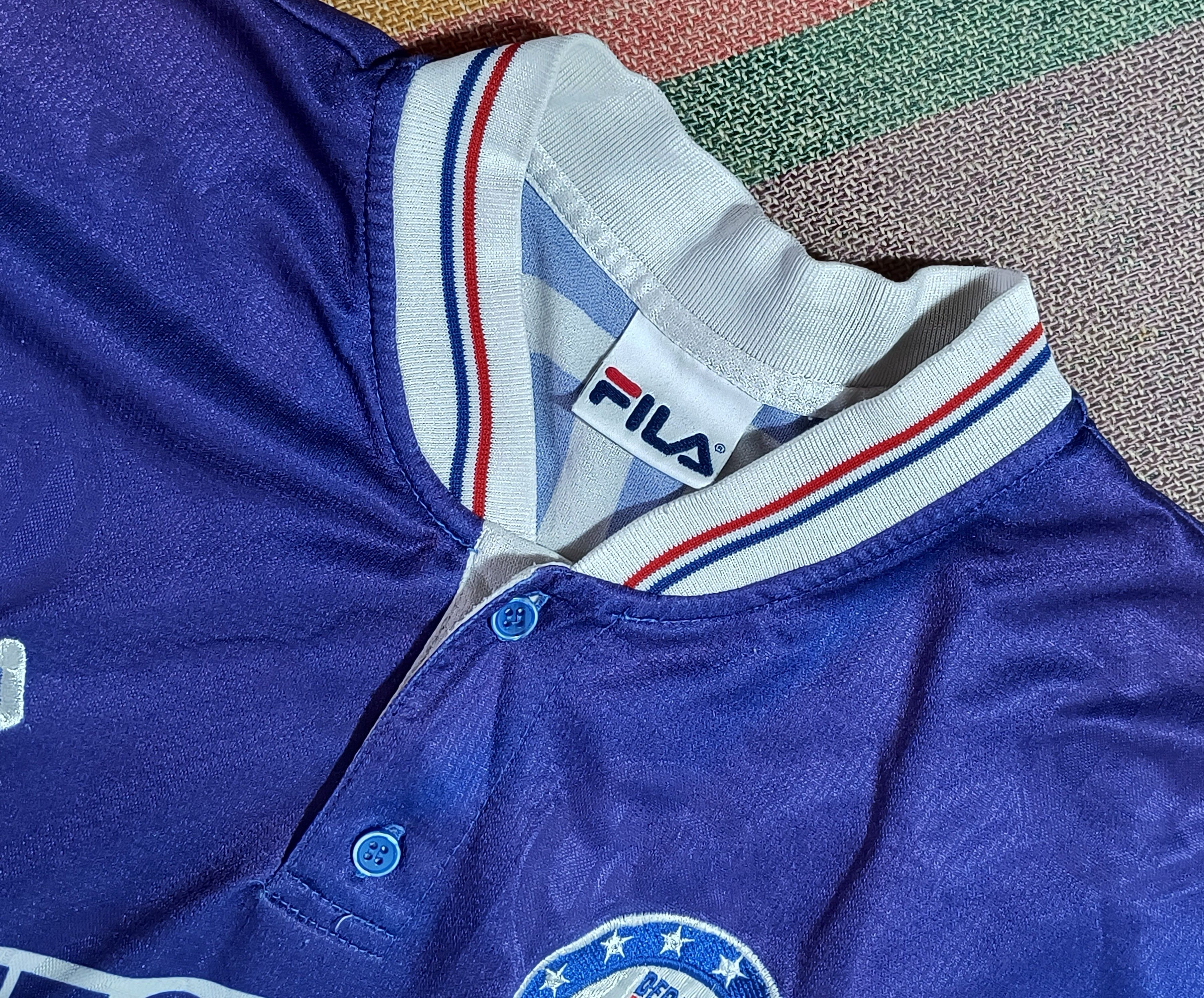 Fila Vintage deportivo Cruz Azul winter 1997 soccer jersey Size US M / EU 48-50 / 2 - 5 Thumbnail