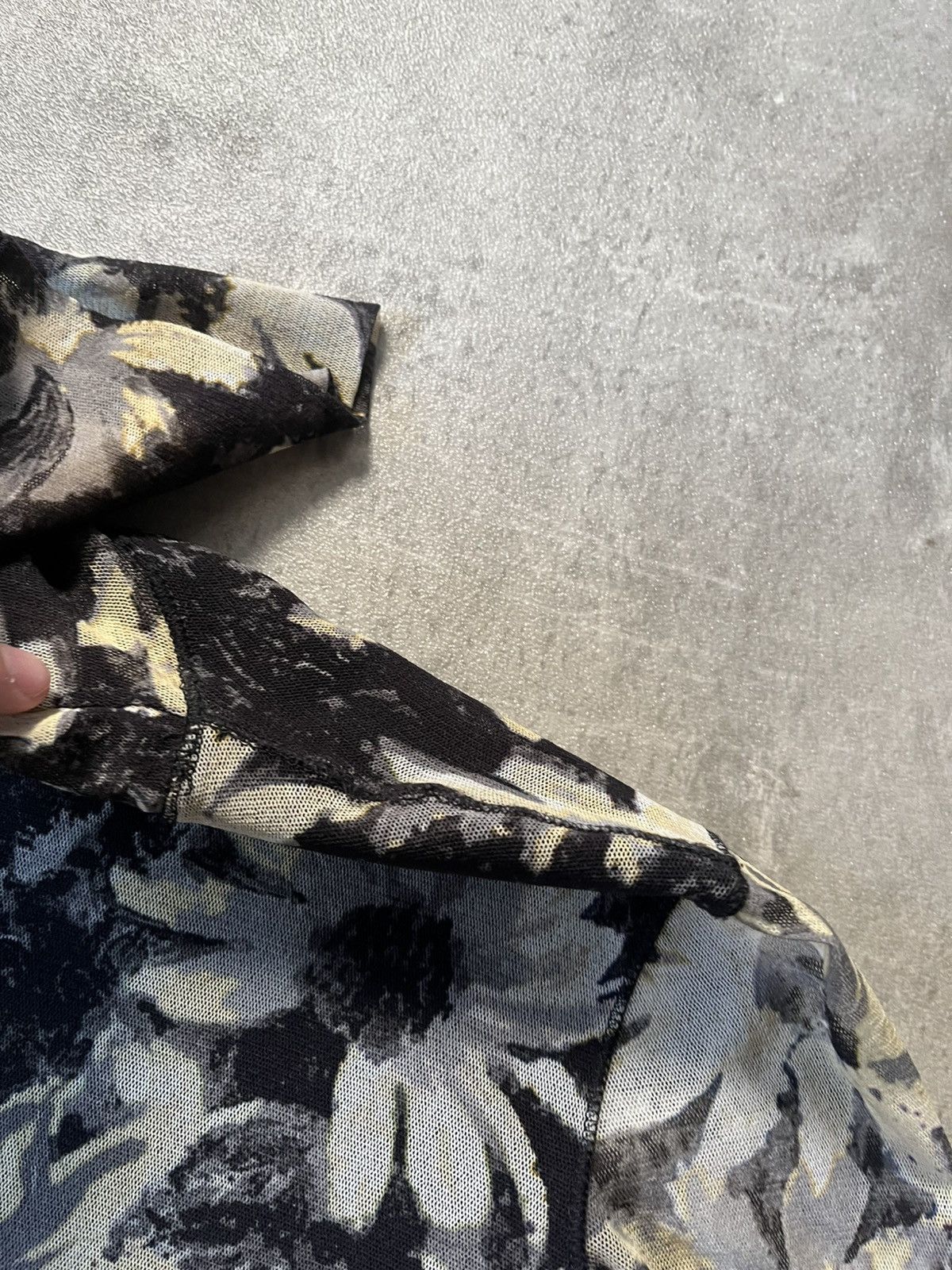 Jean Paul Gaultier Jean Paul Gaultier floral mesh top long rare 90s Size US M / EU 48-50 / 2 - 7 Thumbnail