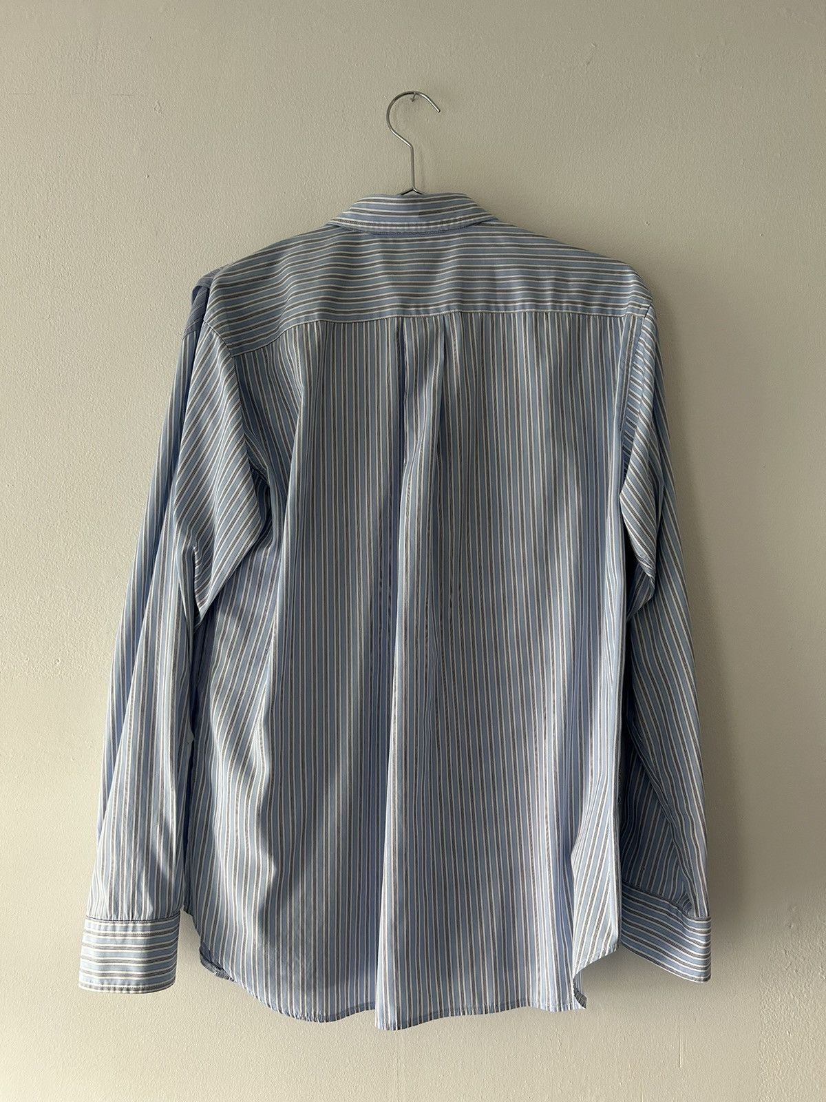 Comme des Garcons × Comme des Garcons Homme Deux × Japanese Brand Striped Frilled Shirt Size US M / EU 48-50 / 2 - 2 Thumbnail