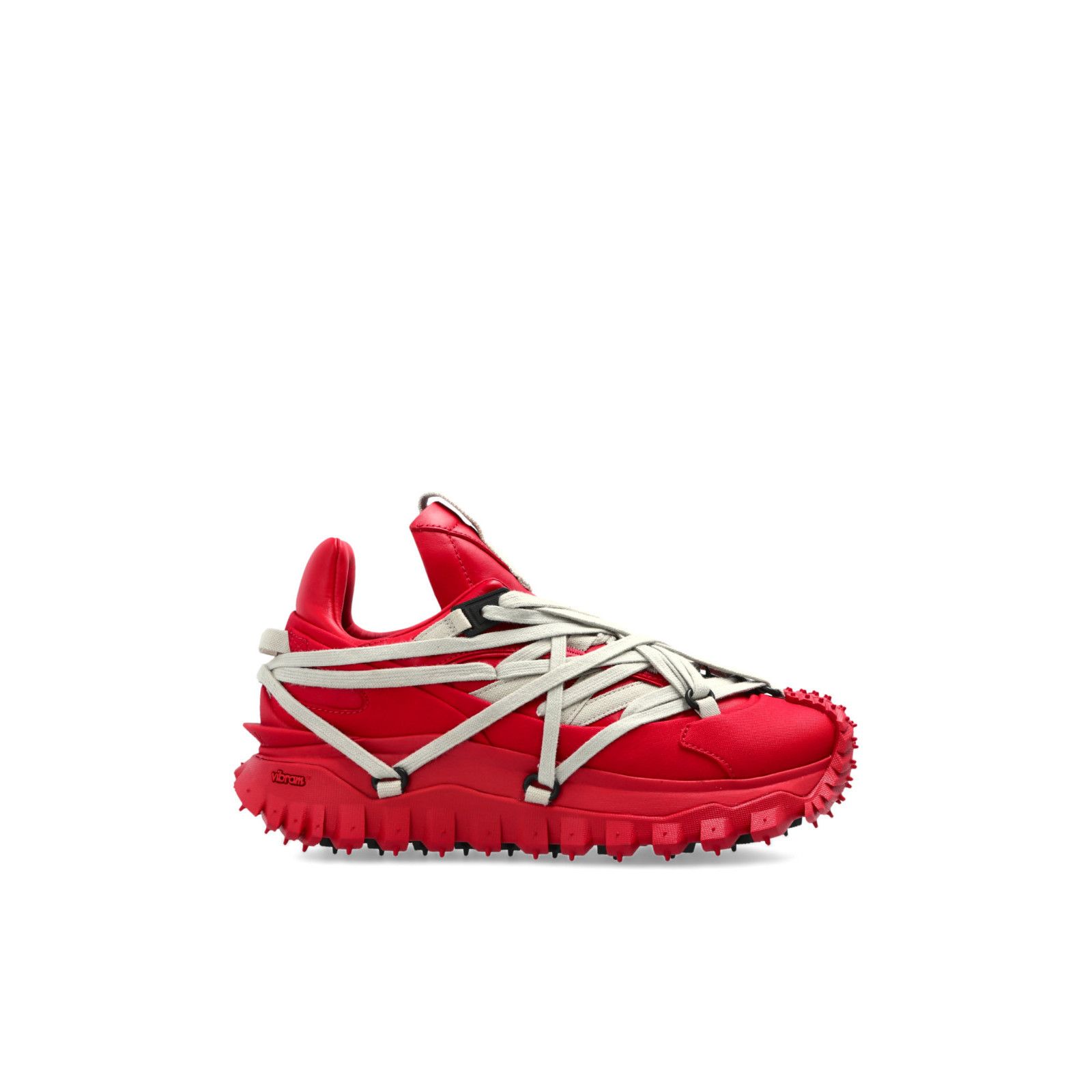 RICK OWENS Men's Trailgrip Megalace Red Sneakers New (Men's