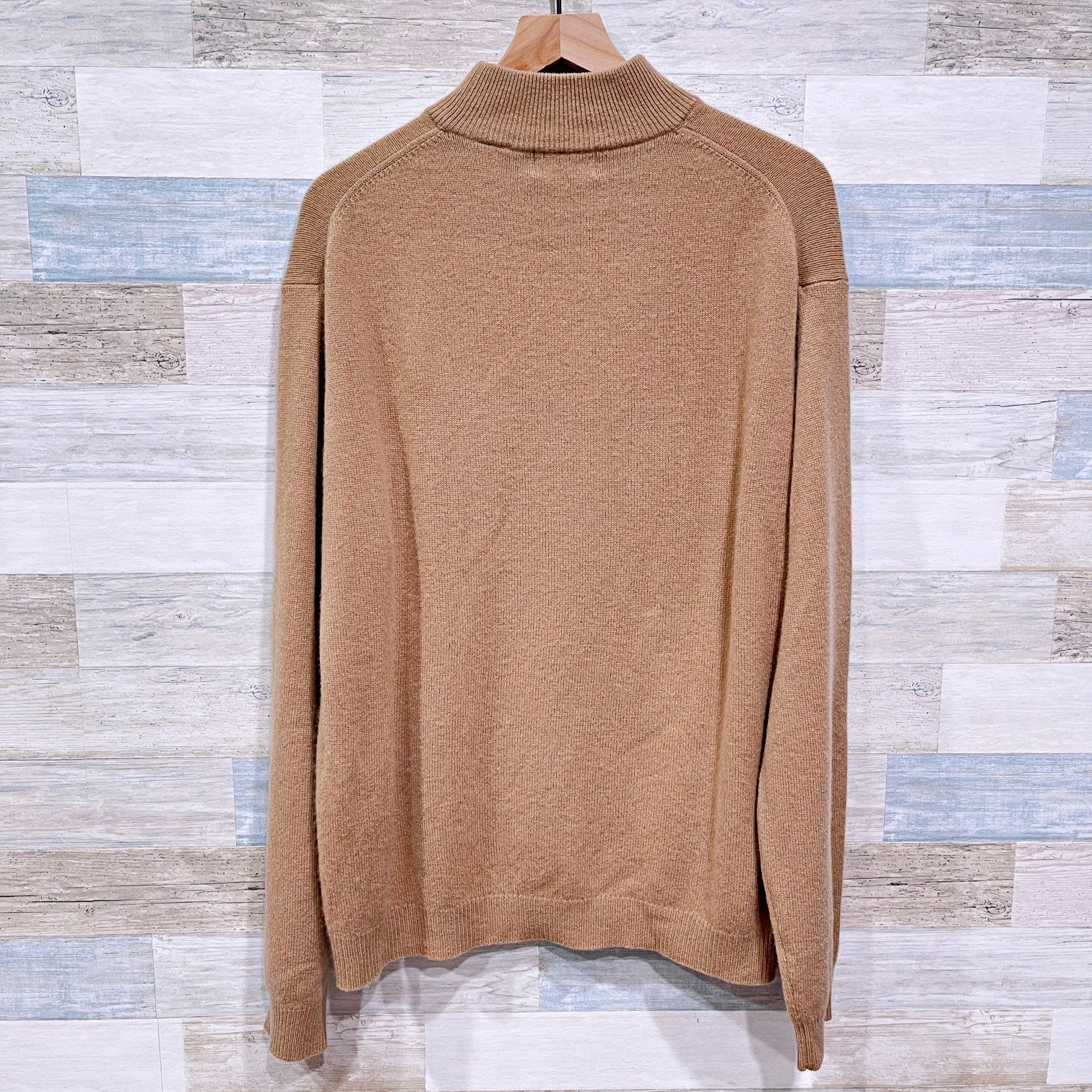 Other Scotland Made 100% Pure Cashmere Mockneck Sweater Raglan L Size US L / EU 52-54 / 3 - 3 Thumbnail