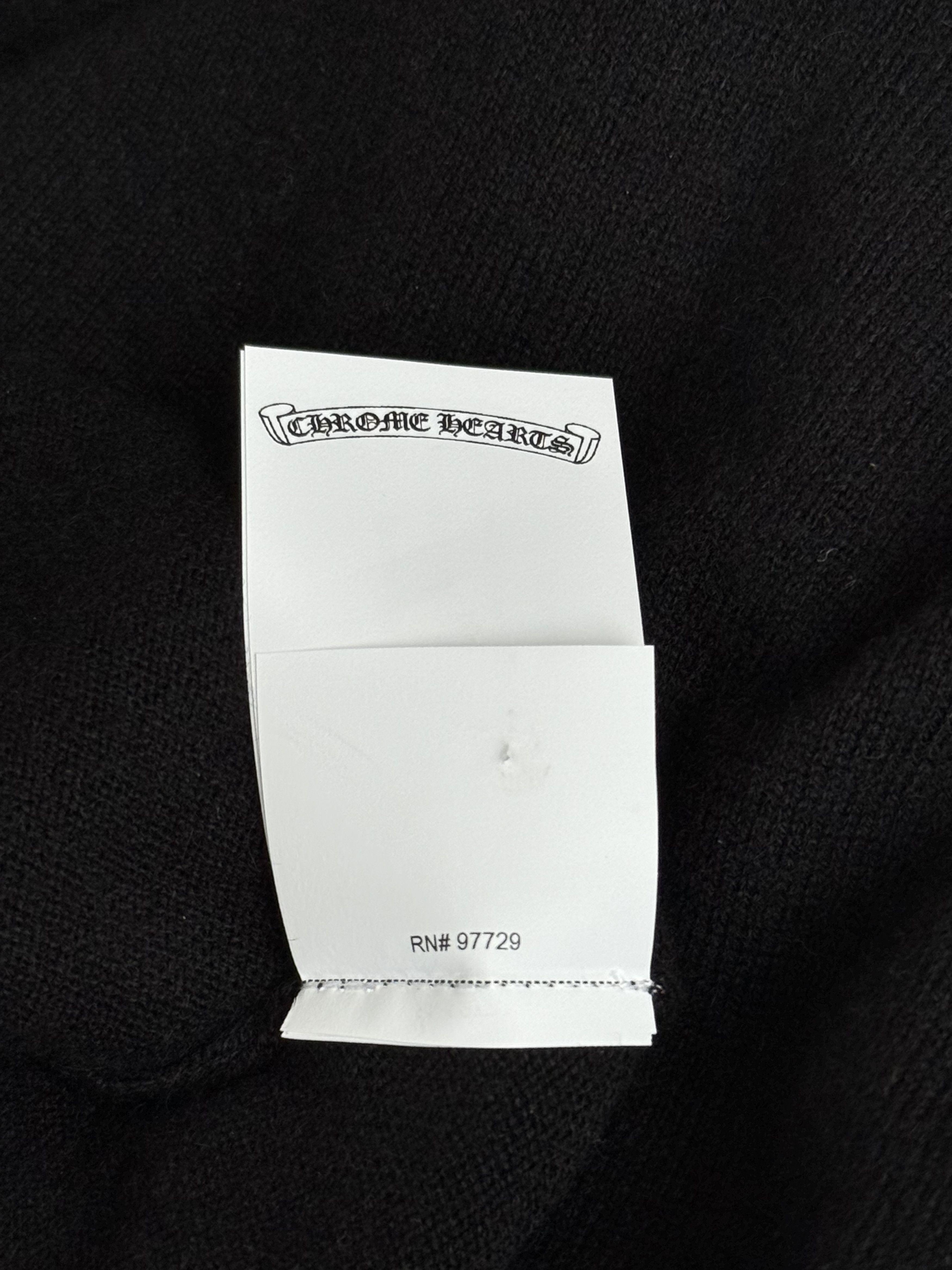 Chrome Hearts Chrome Hearts Black Dagger Rhinestone Cashmere Women's Vest Size L / US 10 / IT 46 - 7 Thumbnail