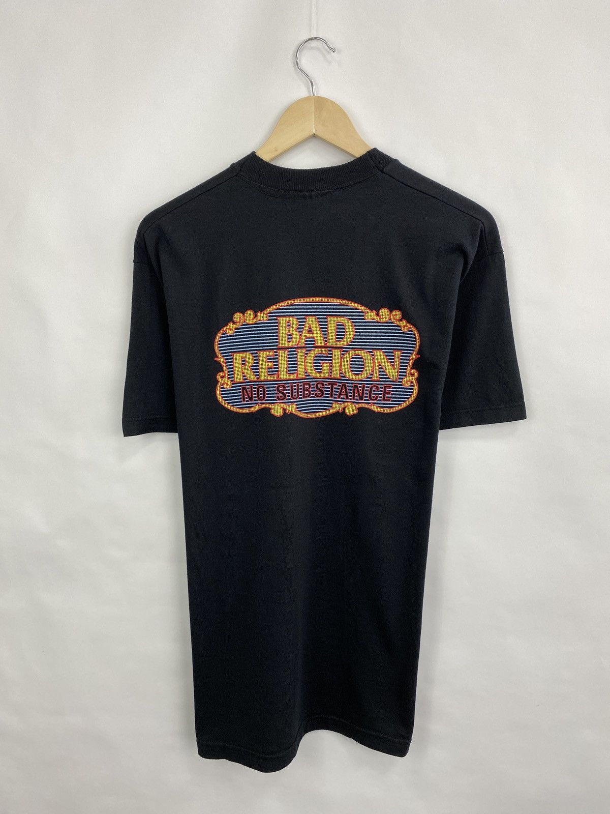Band Tees × Metallica × Vintage Vintage 1998 Bad Religion No Substance Rock Bend Tee Rare Size US L / EU 52-54 / 3 - 7 Thumbnail