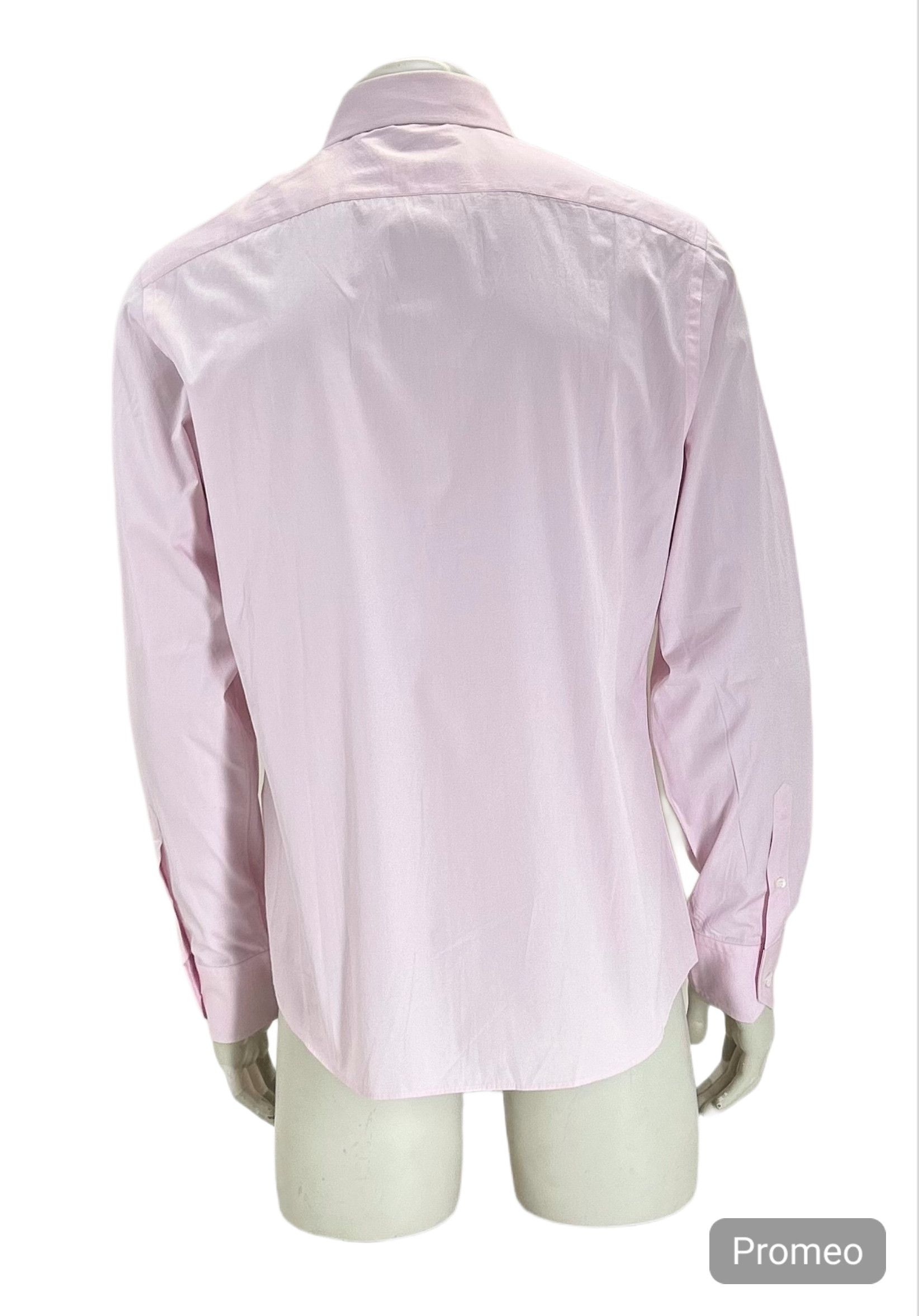 Gucci Gucci Pink Classic Dress Shirt - Slim Fit Size US L / EU 52-54 / 3 - 3 Thumbnail