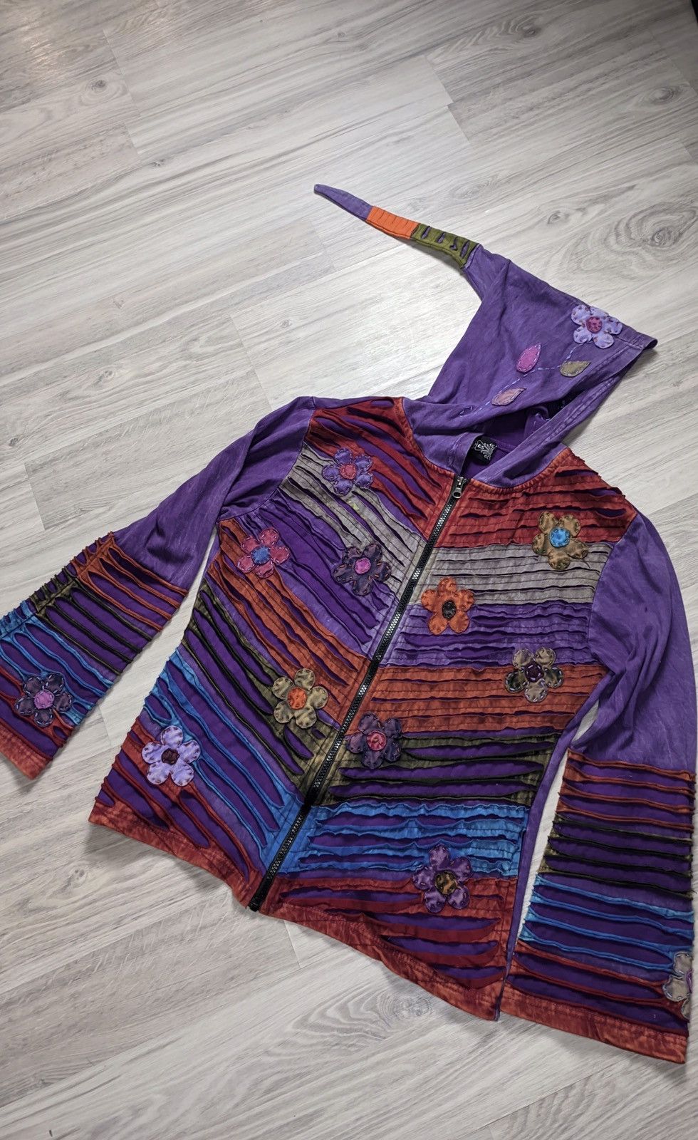 Hysteric Glamour Patchwork Magic Elf Zip Hoodie Nepal embroidered hippie lgb Size US S / EU 44-46 / 1 - 4 Thumbnail