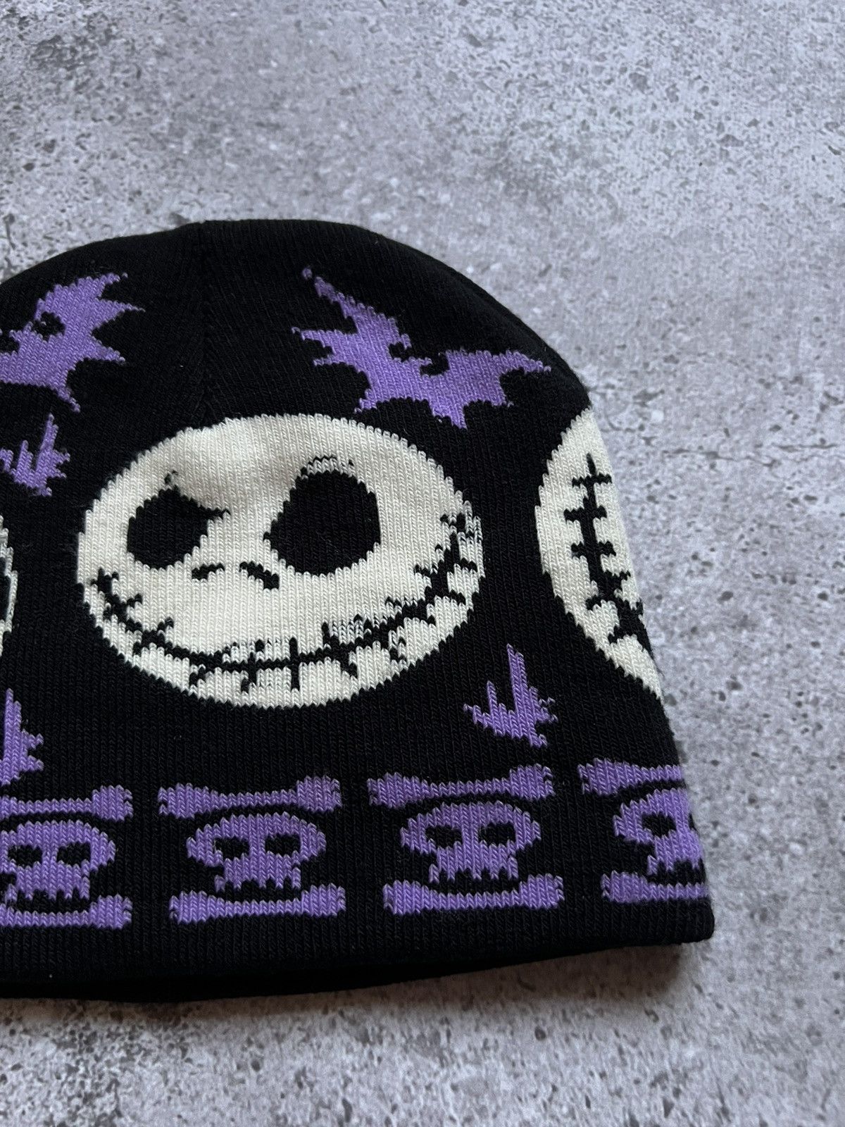 Vintage The Nightmare before Christmas Style Beanie Hat Size ONE SIZE - 2 Thumbnail